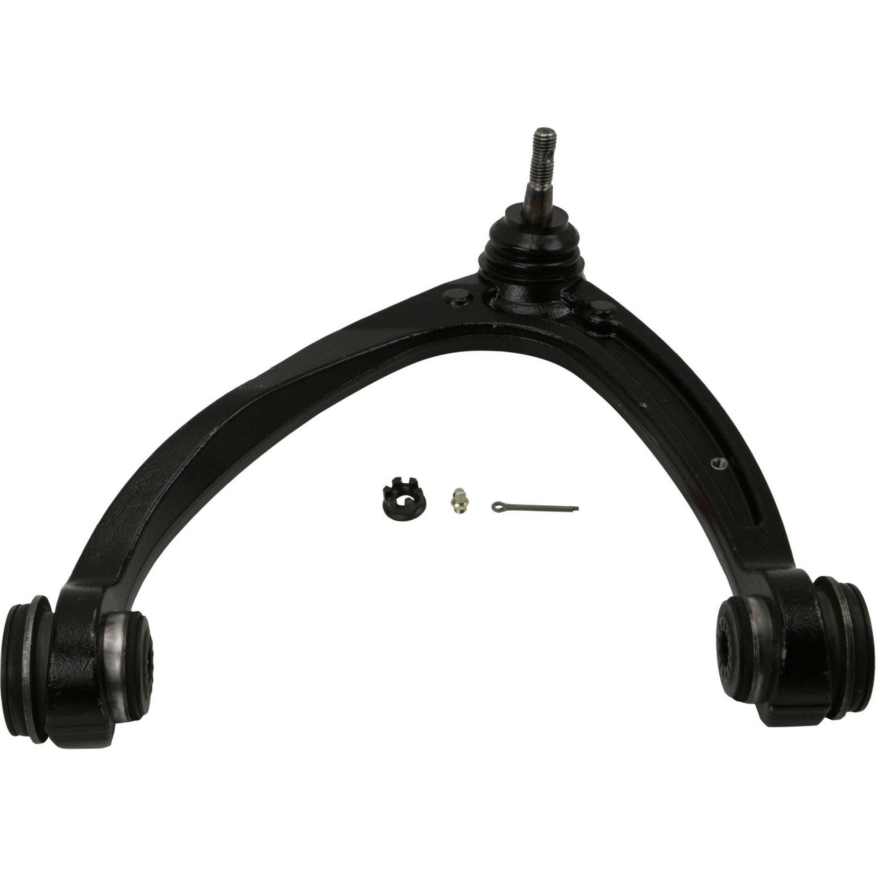 Back View of Front Upper Left Suspension Control Arm and Ball Joint Assembly MOOG CK80669