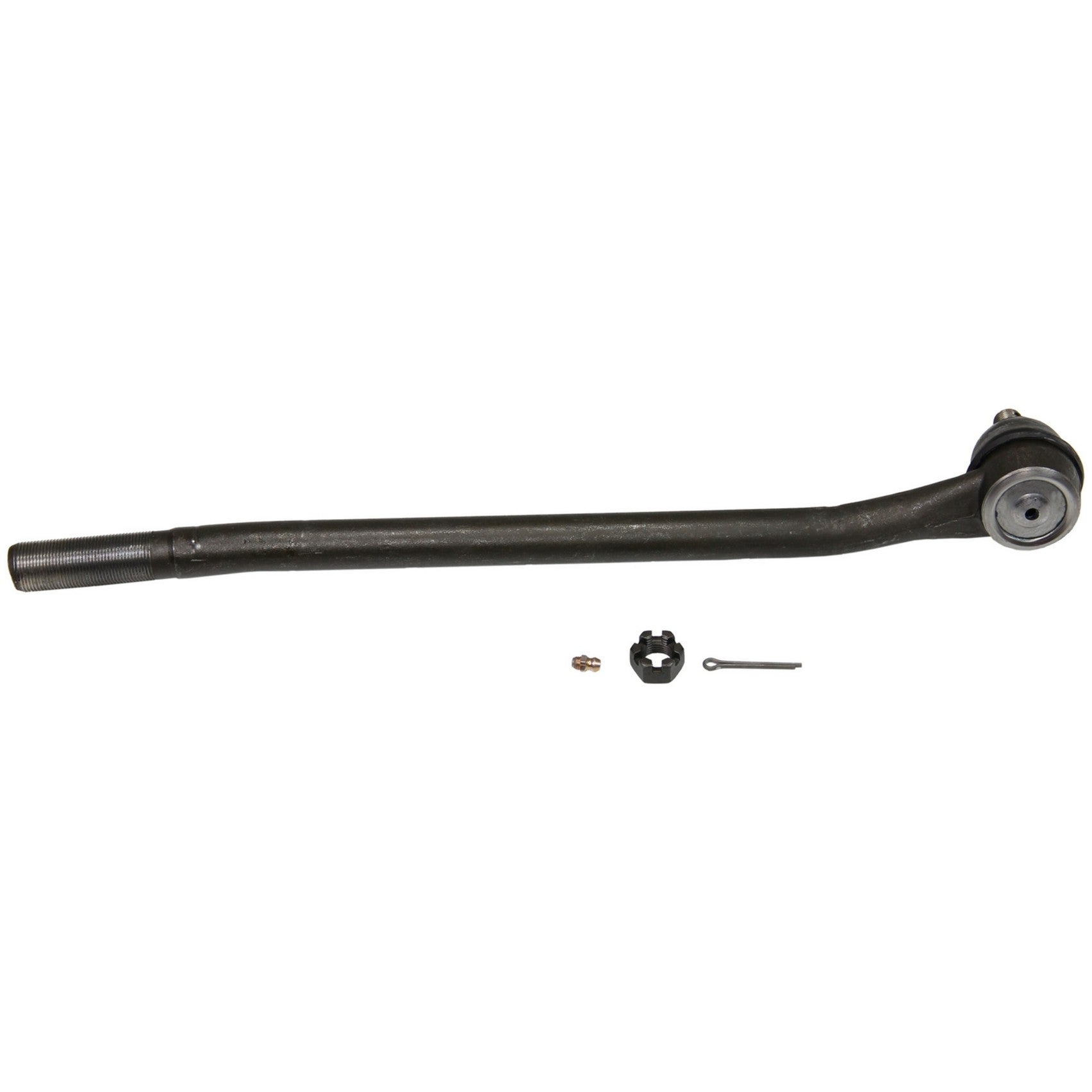 Back View of Left Steering Tie Rod End MOOG DS736