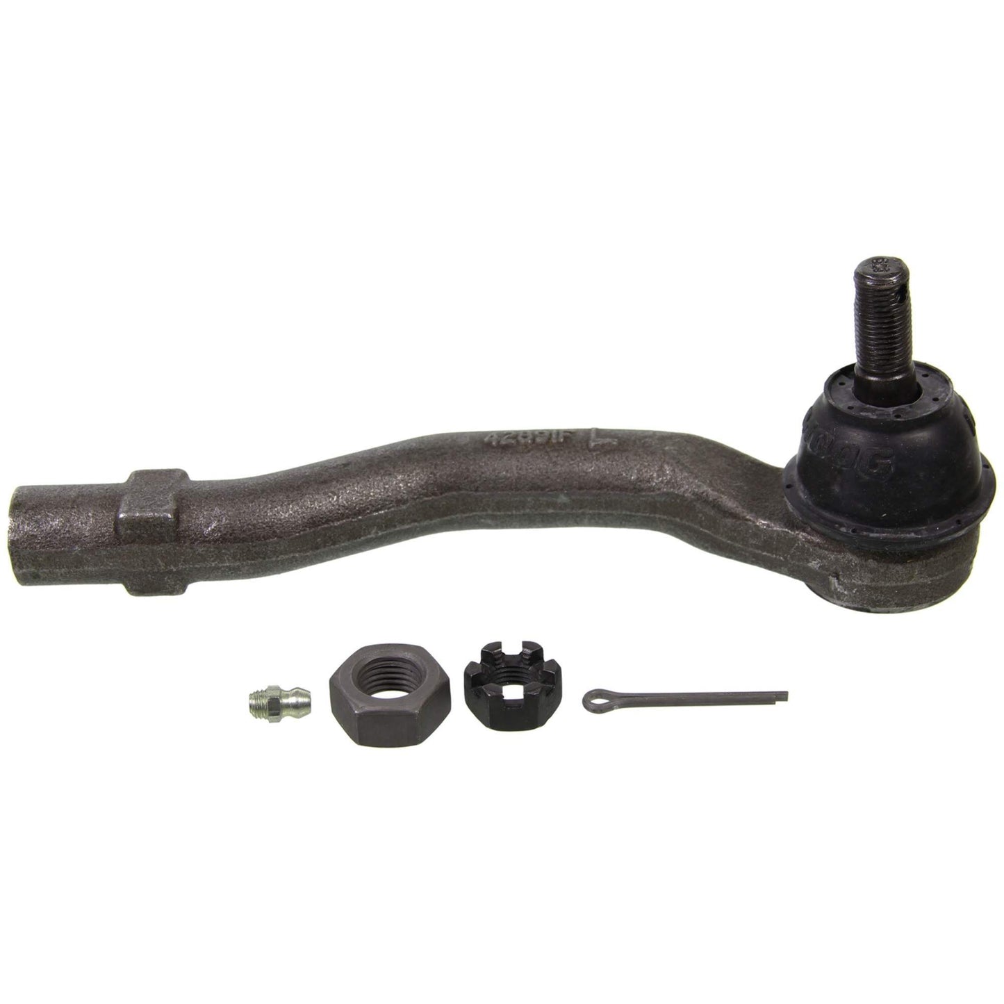 Angle View of Left Steering Tie Rod End MOOG ES3601