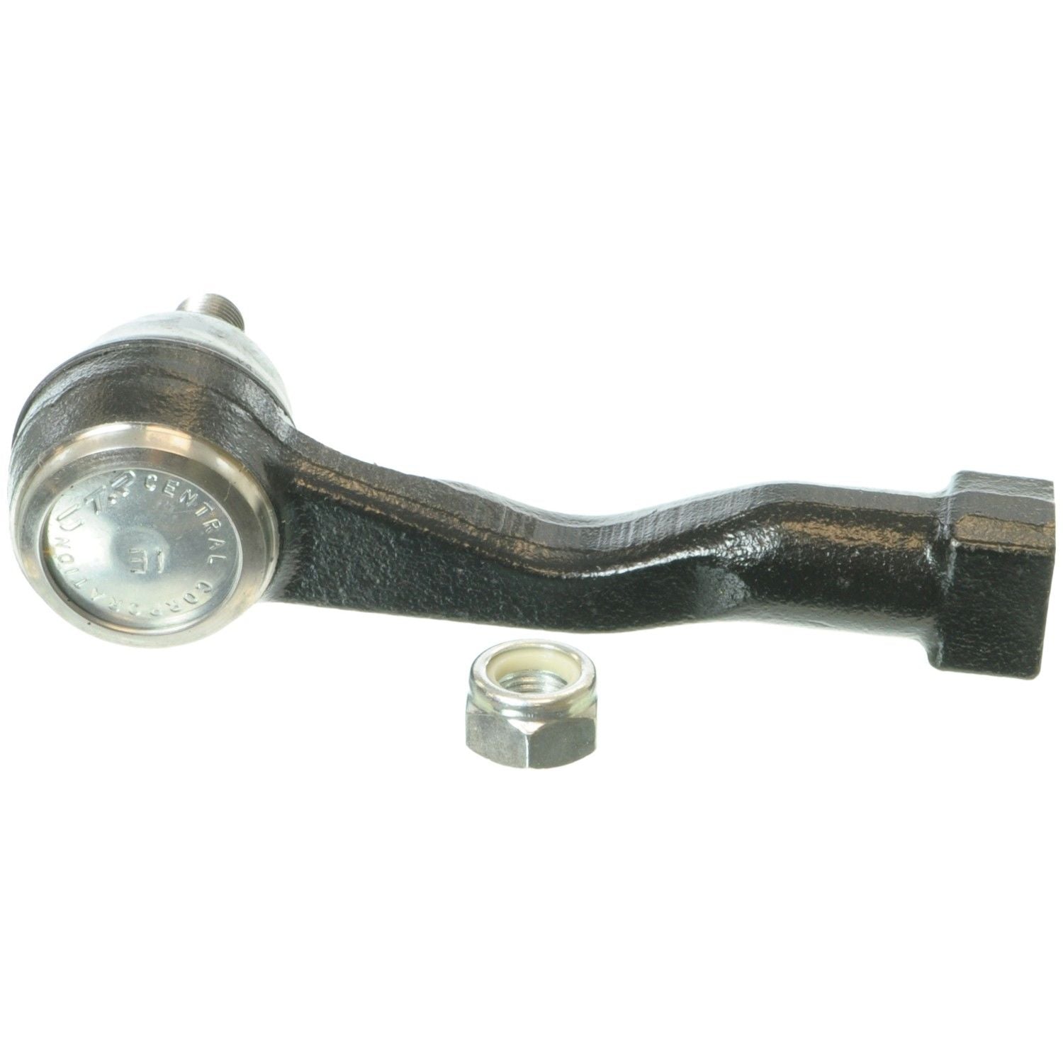 Bottom View of Left Steering Tie Rod End MOOG ES3618