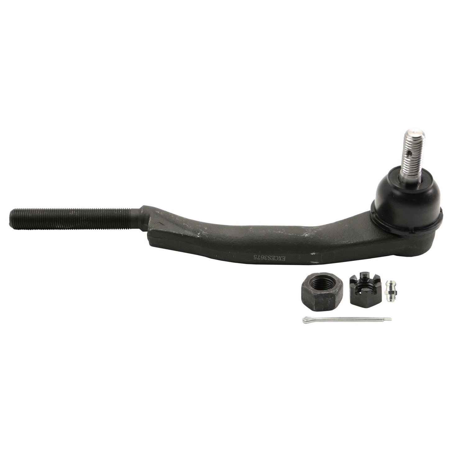 Angle View of Left Steering Tie Rod End MOOG ES3675