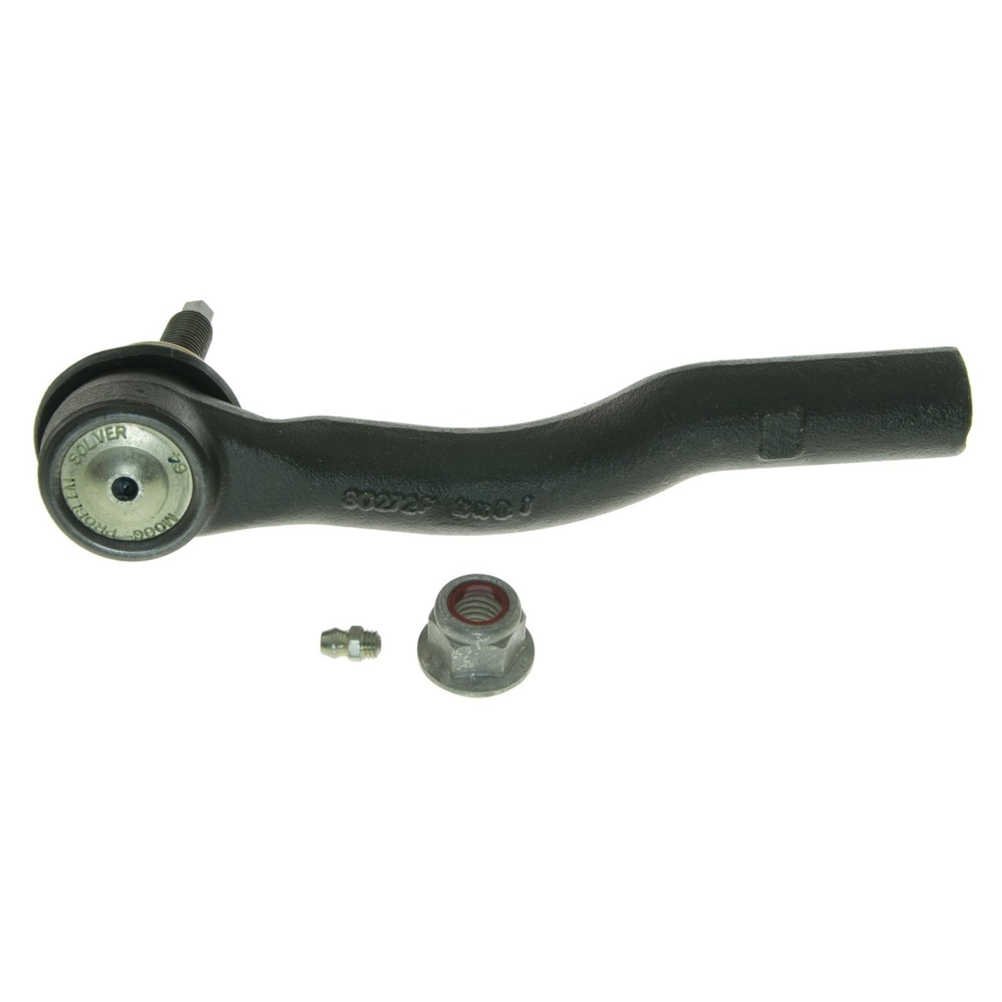 Bottom View of Right Steering Tie Rod End MOOG ES3693