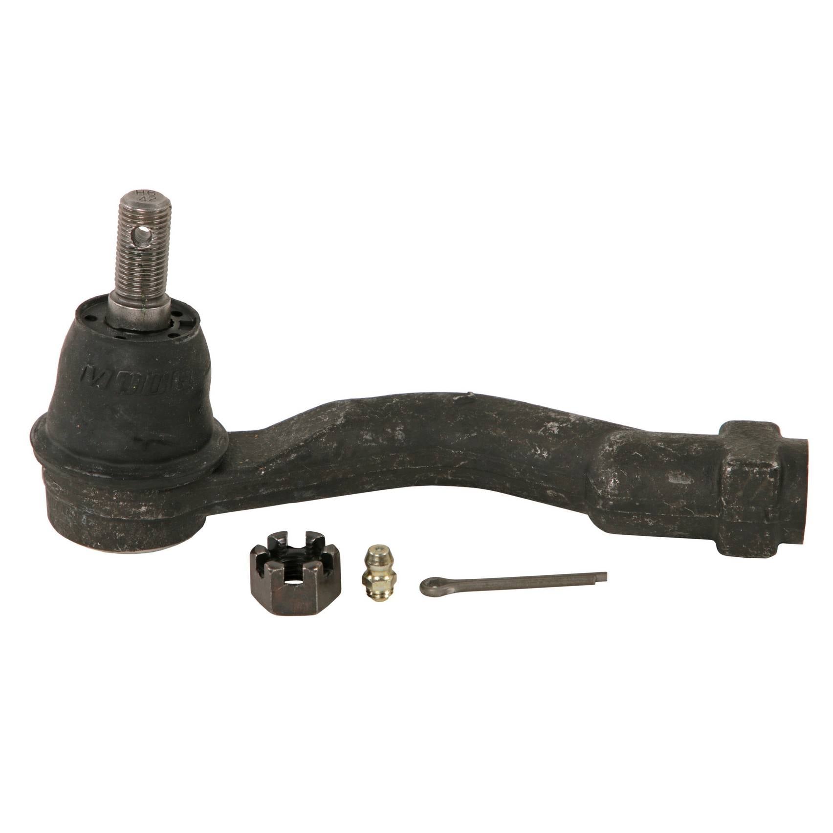 Angle View of Left Steering Tie Rod End MOOG ES800039