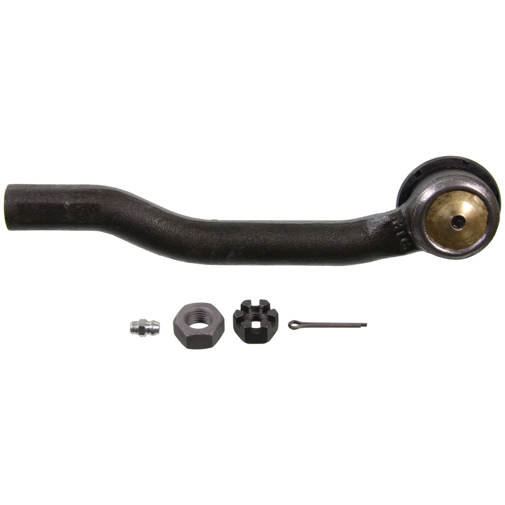 Back View of Left Steering Tie Rod End MOOG ES800248