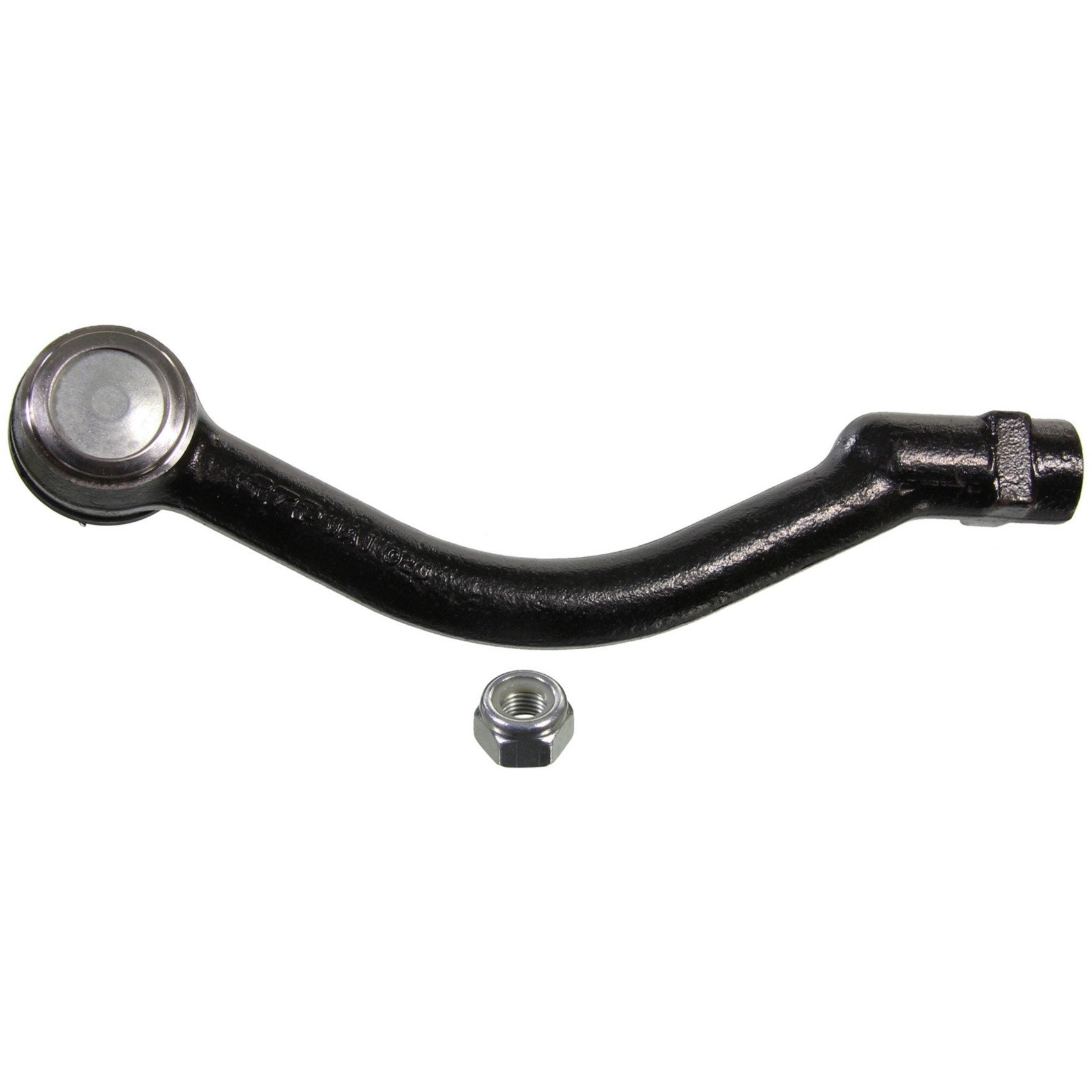 Back View of Left Steering Tie Rod End MOOG ES800334