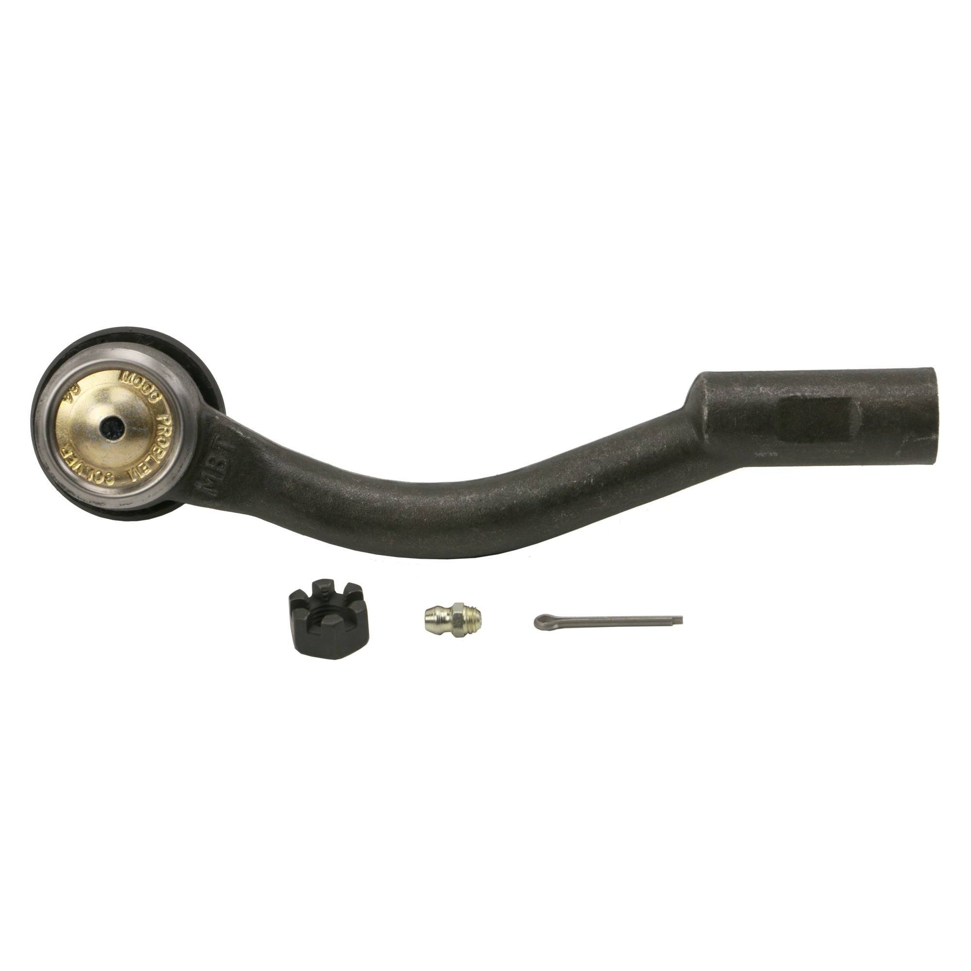 Back View of Left Steering Tie Rod End MOOG ES800350