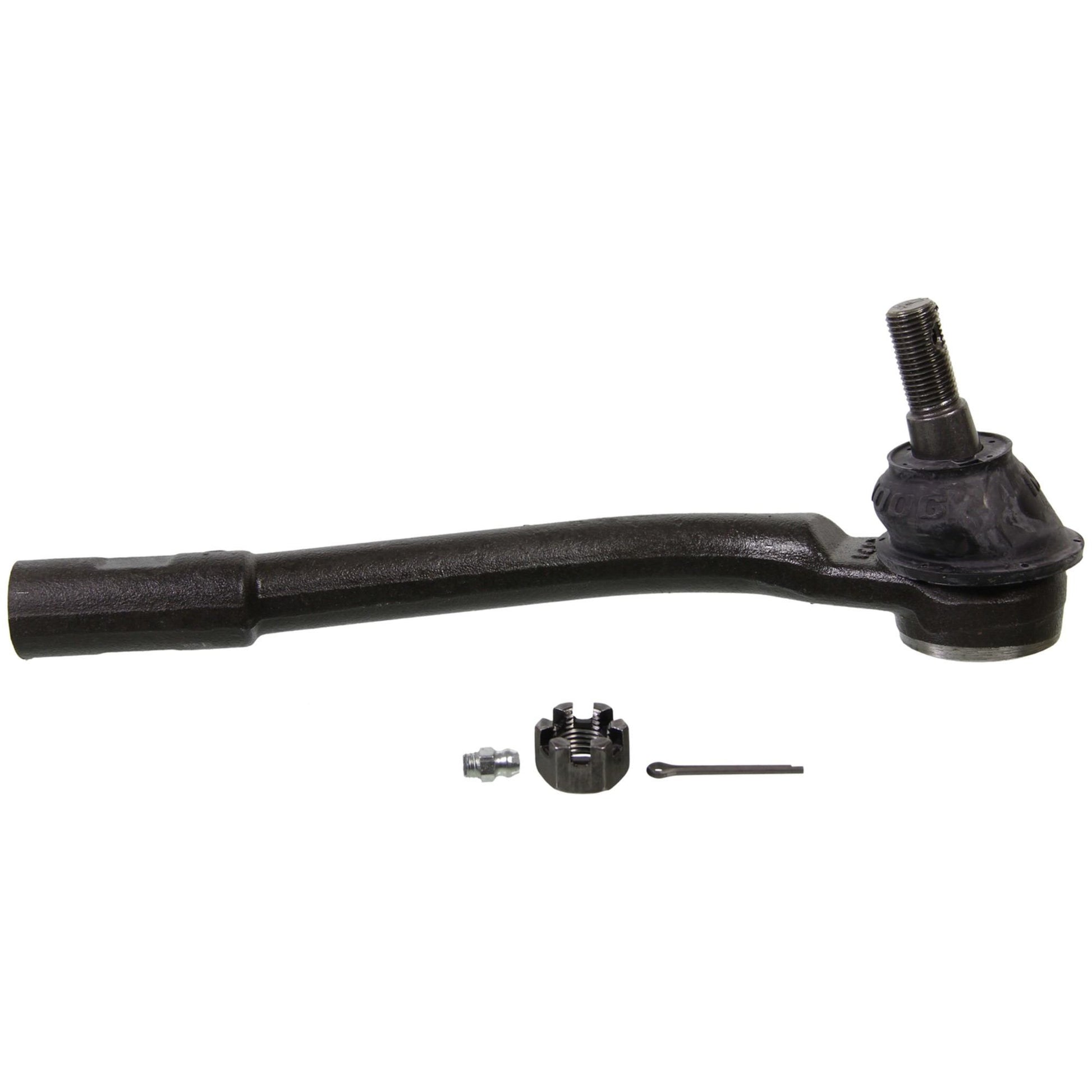 Angle View of Left Steering Tie Rod End MOOG ES800371