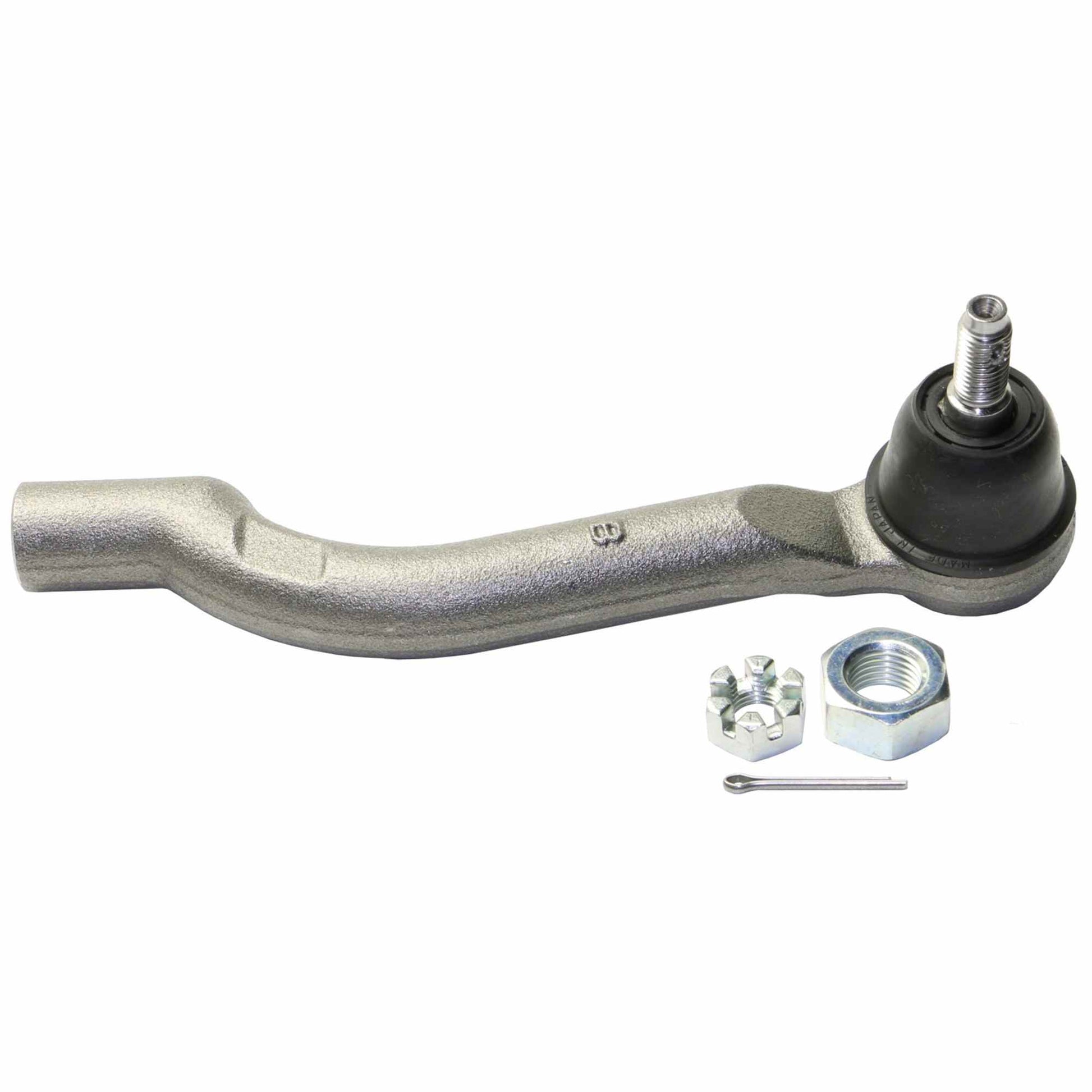 Angle View of Left Steering Tie Rod End MOOG ES800583