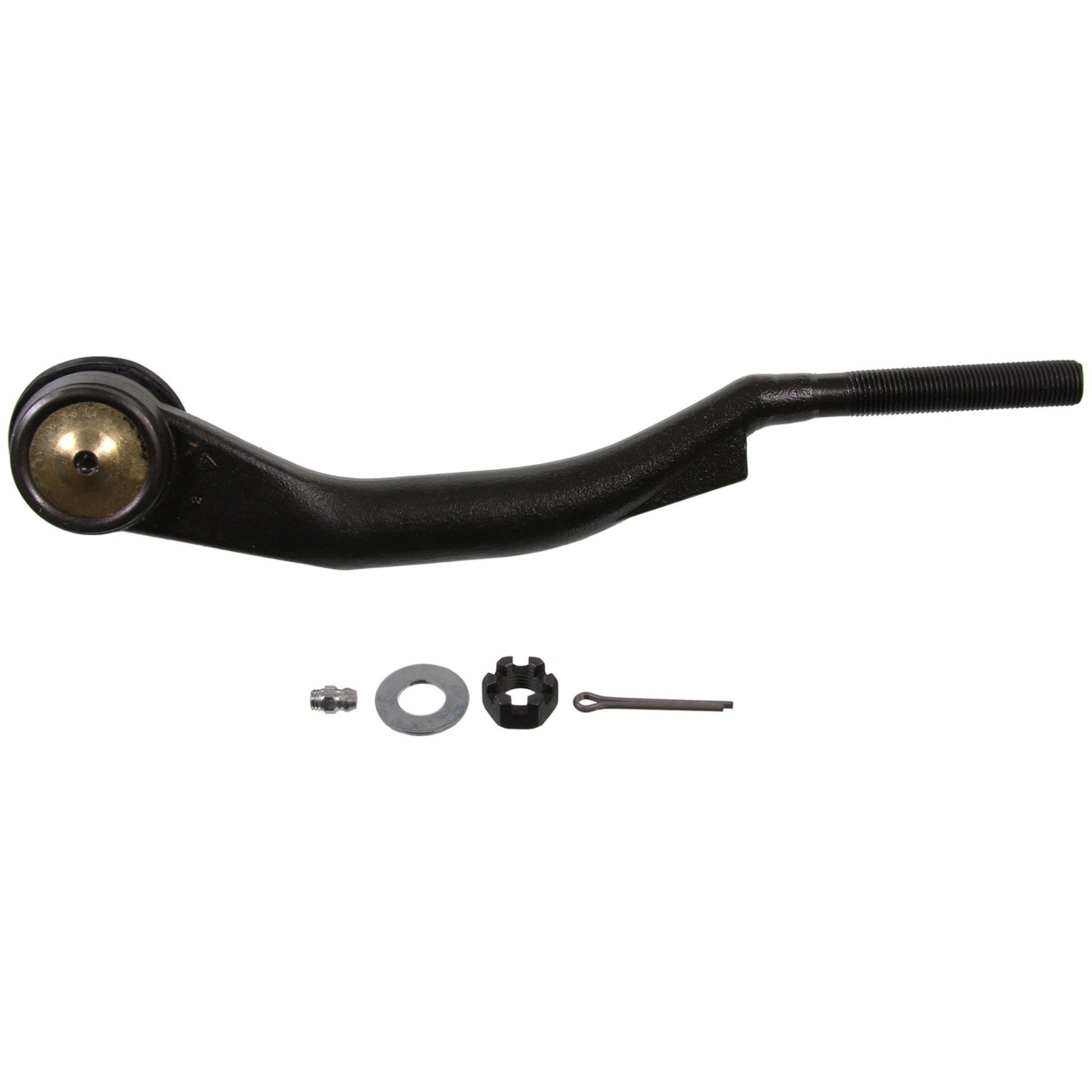 Back View of Left Steering Tie Rod End MOOG ES800641