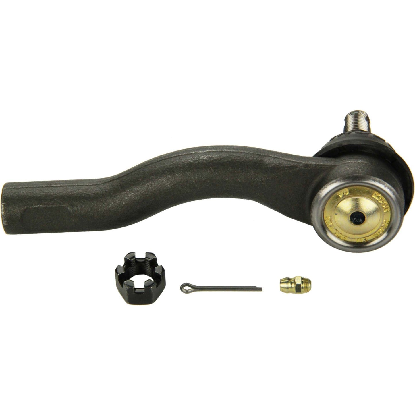 Back View of Left Steering Tie Rod End MOOG ES800781