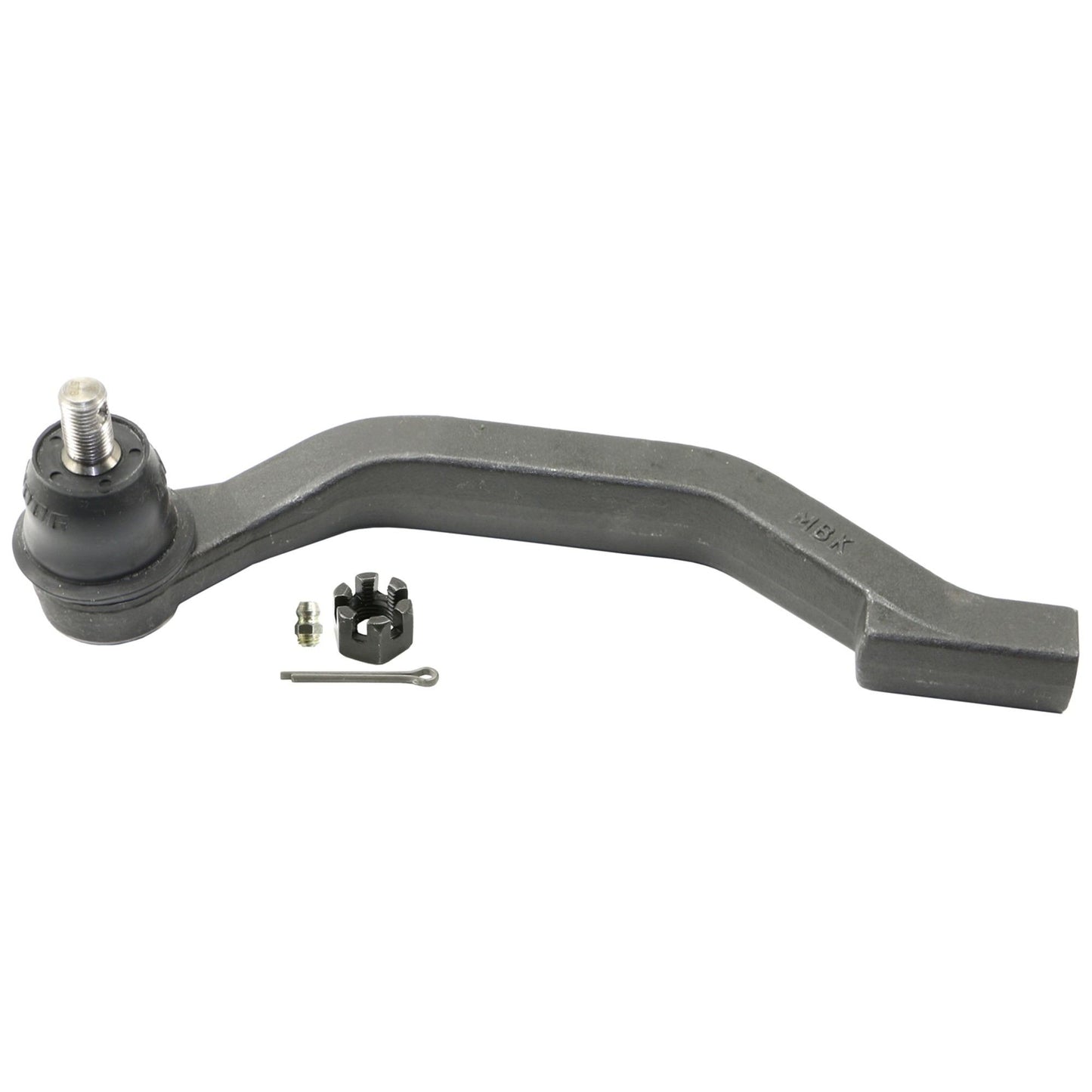 Angle View of Left Steering Tie Rod End MOOG ES801080