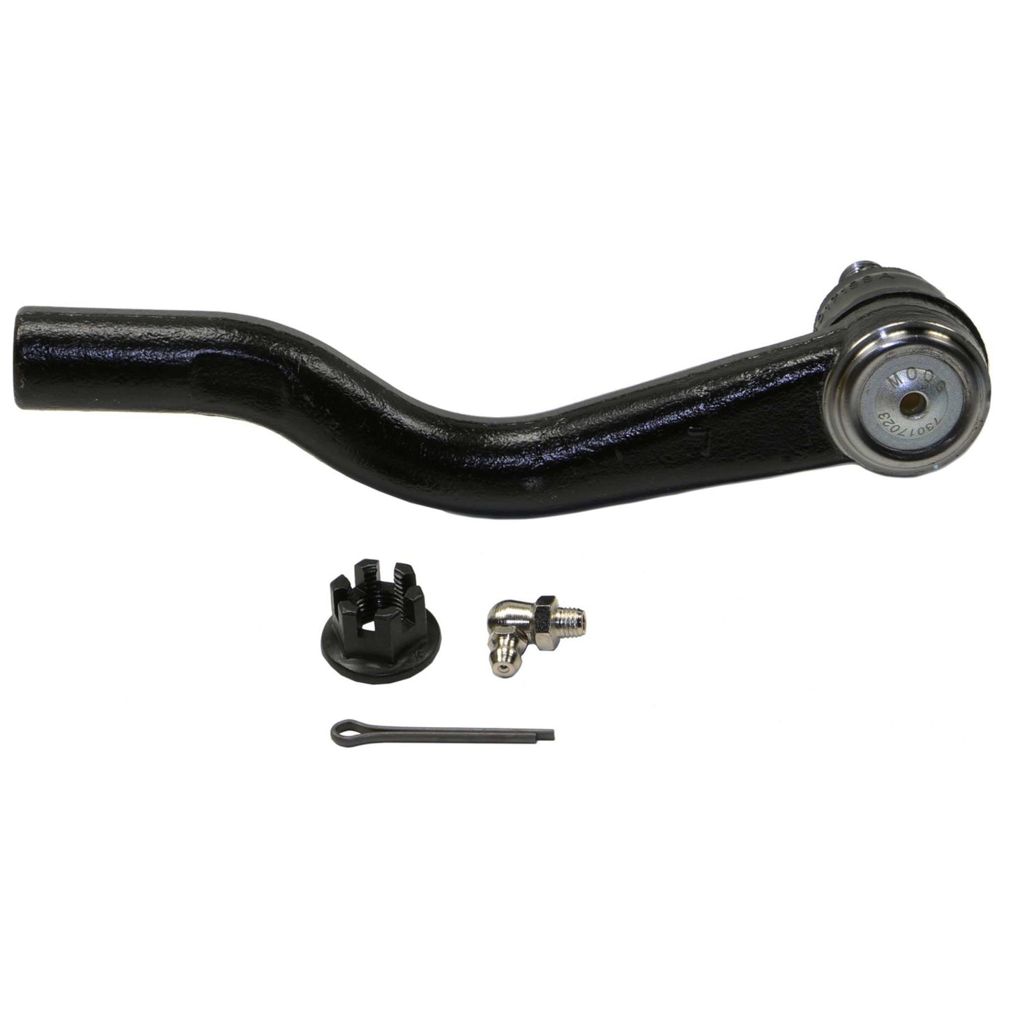 Back View of Left Steering Tie Rod End MOOG ES801163