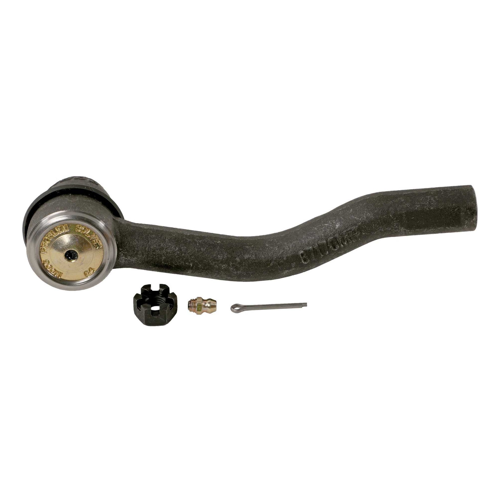 Back View of Left Steering Tie Rod End MOOG ES801200