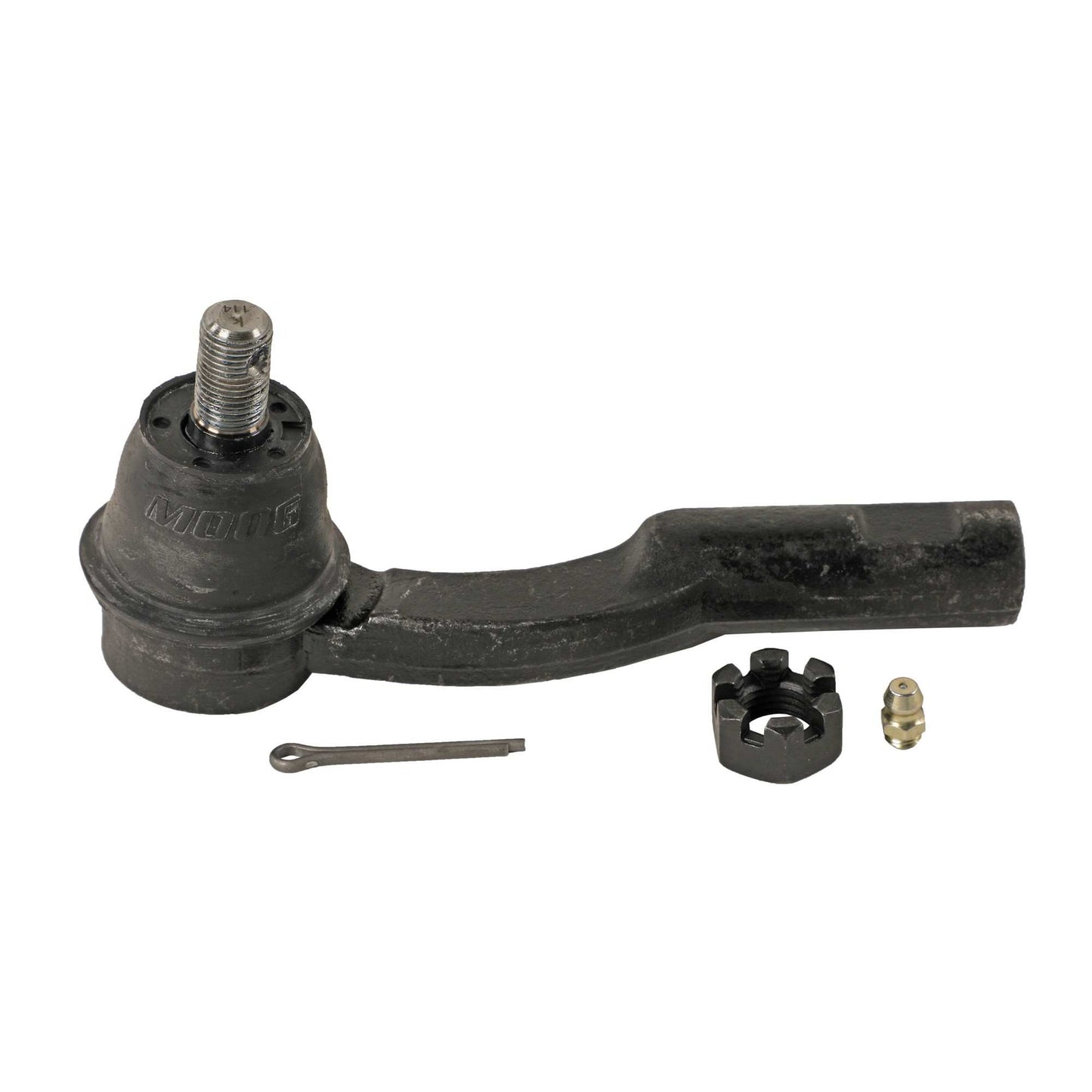 Angle View of Left Steering Tie Rod End MOOG ES801218