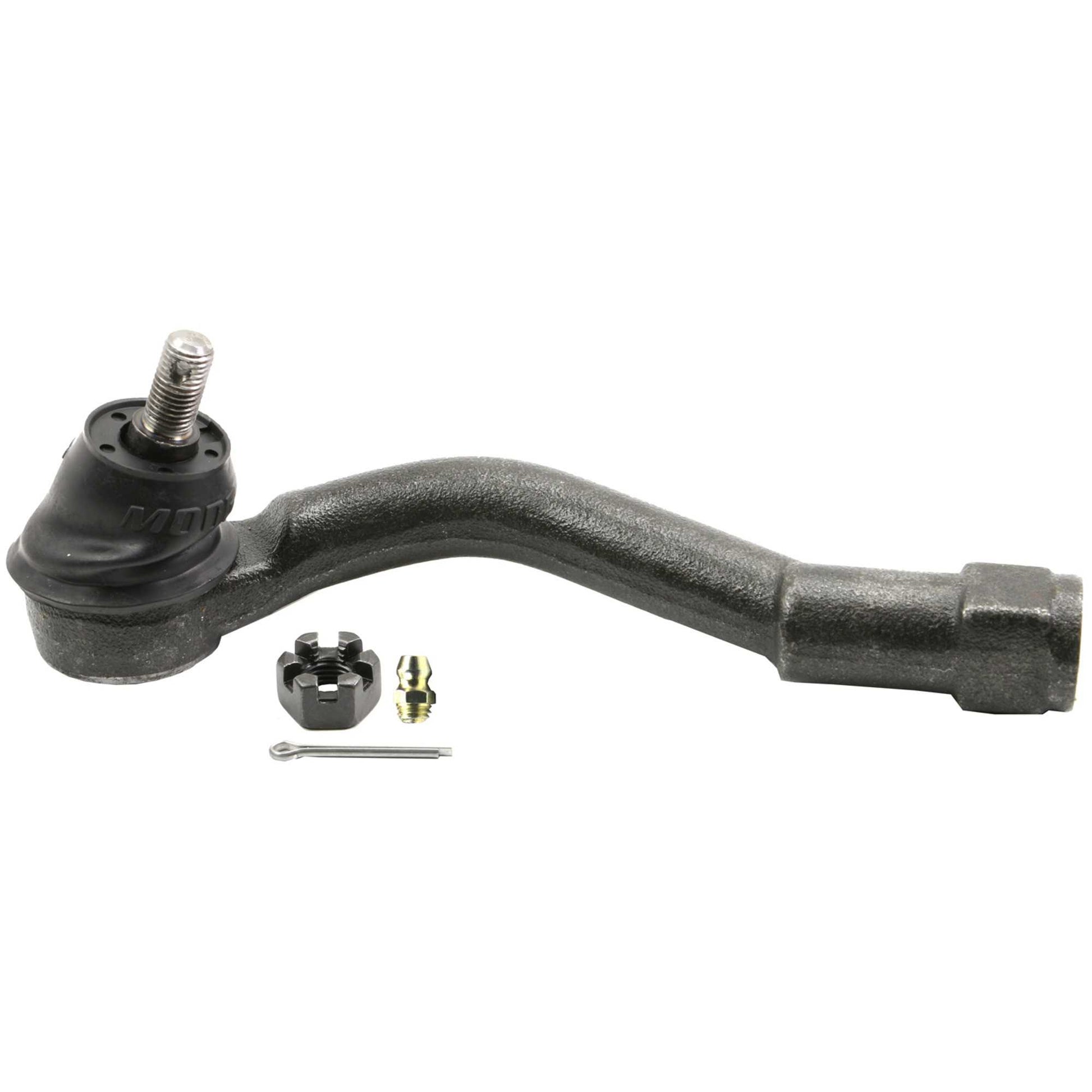 Angle View of Left Steering Tie Rod End MOOG ES801229