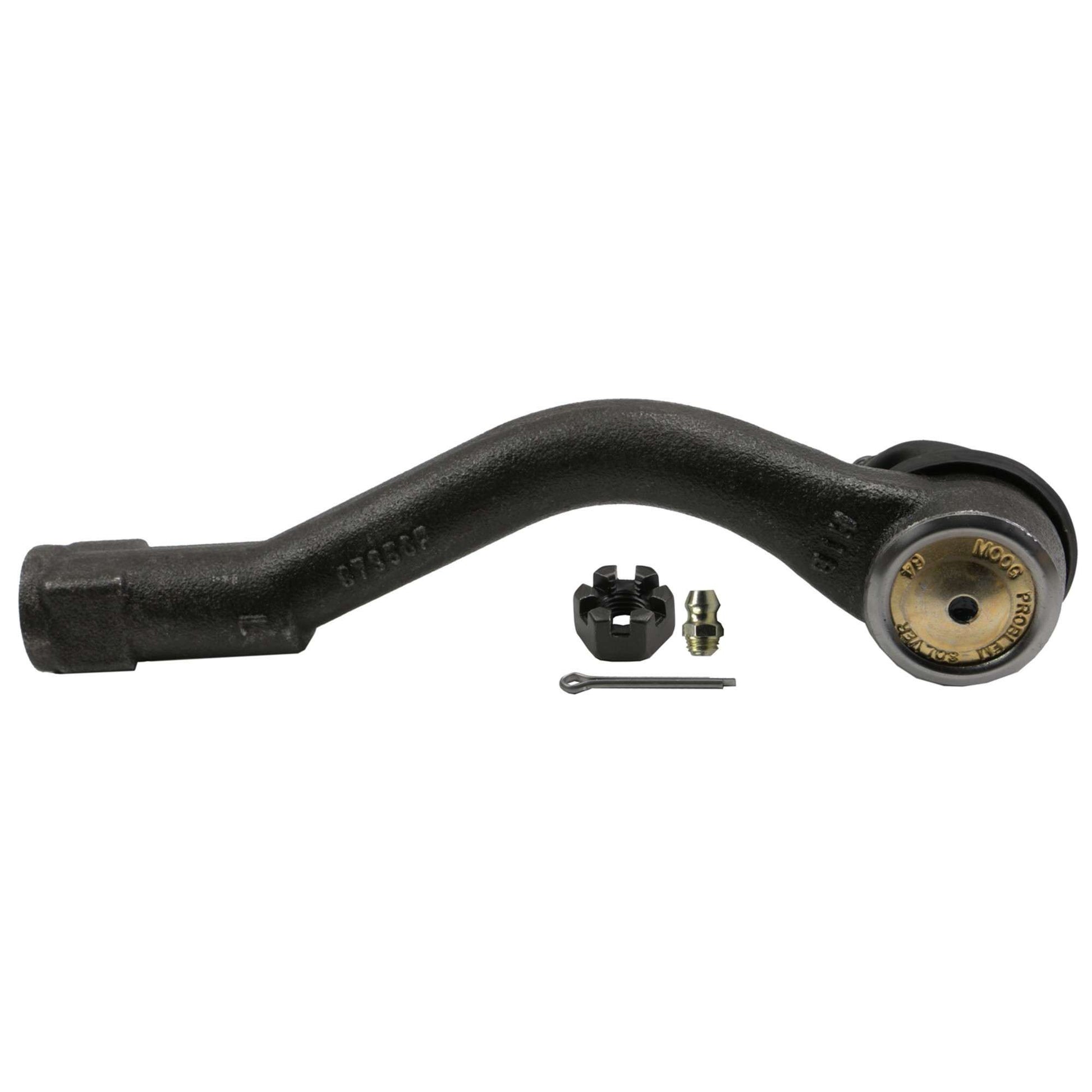 Back View of Left Steering Tie Rod End MOOG ES801229