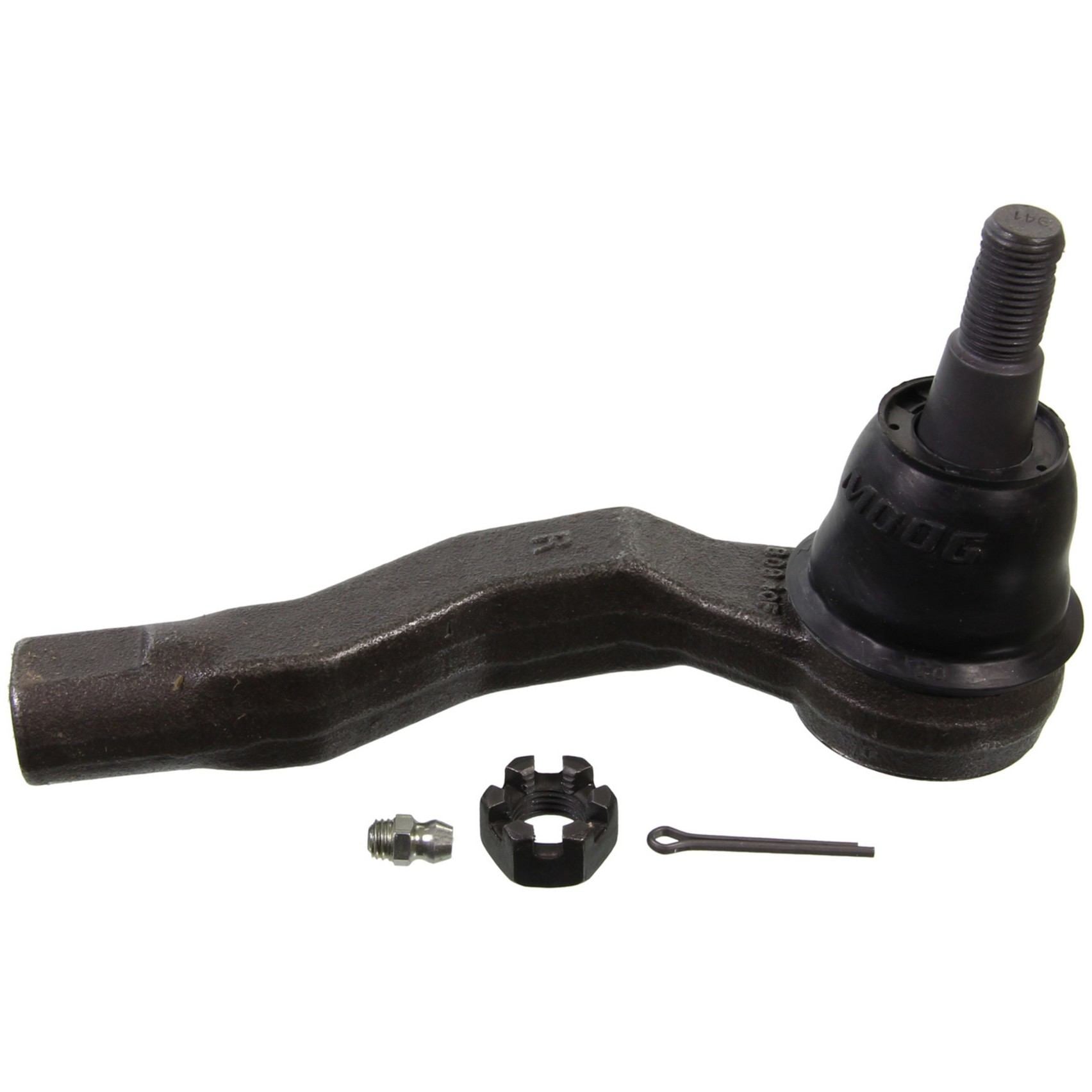 Angle View of Right Steering Tie Rod End MOOG ES80578