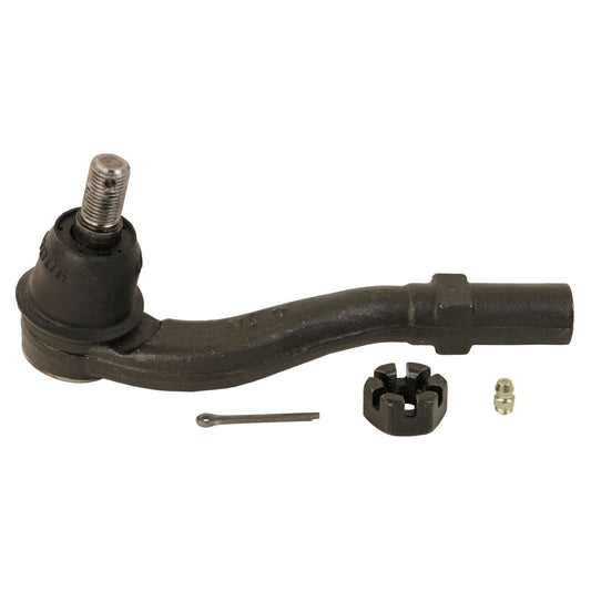 Angle View of Left Steering Tie Rod End MOOG ES80687