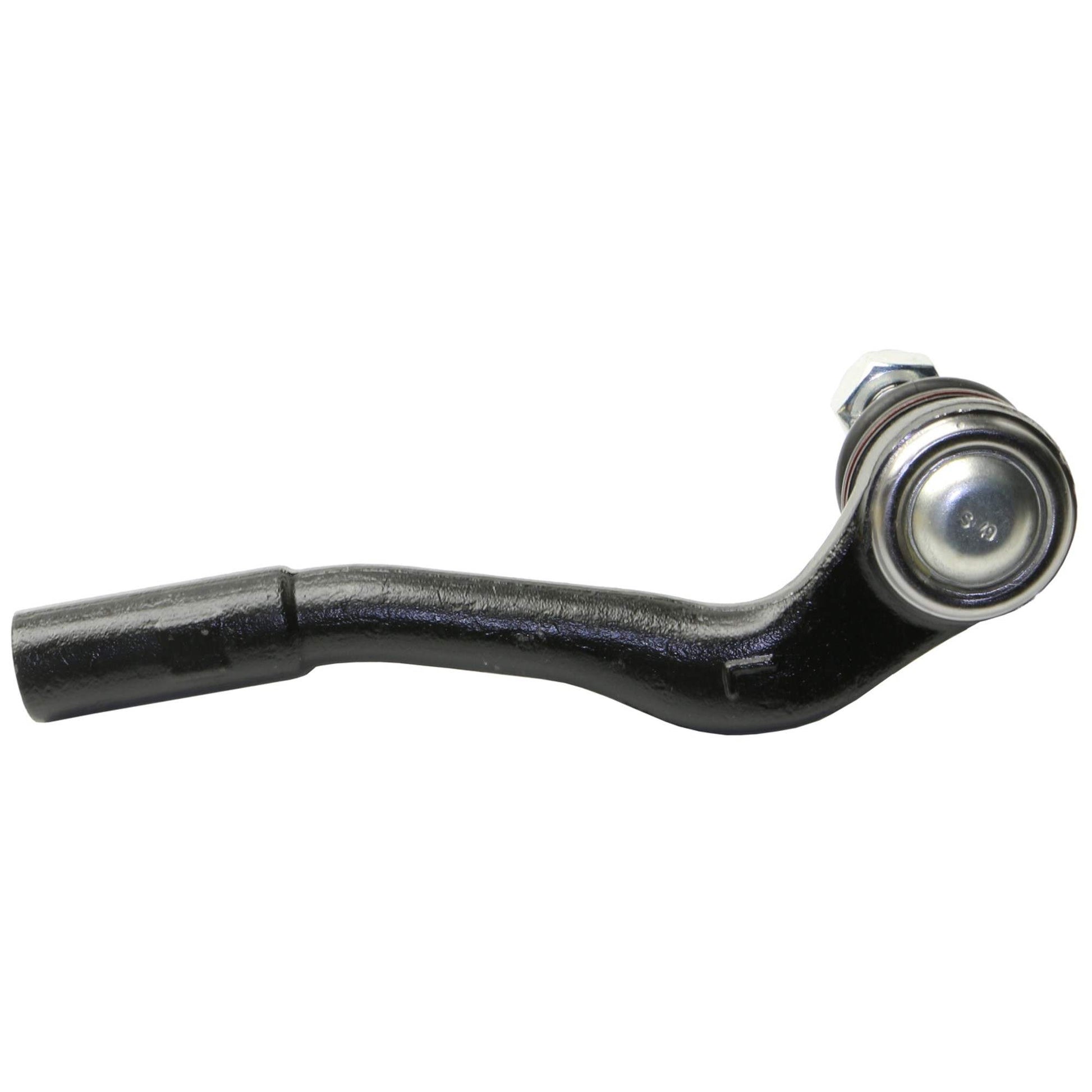 Back View of Left Steering Tie Rod End MOOG ES80687