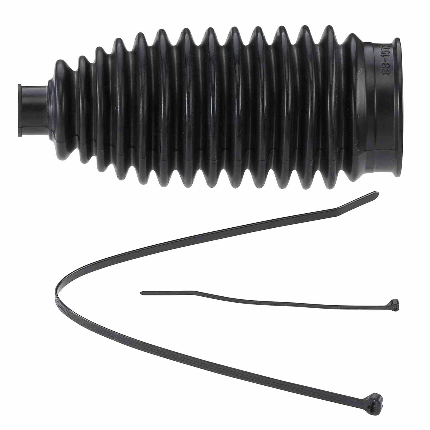 Top View of Left Rack and Pinion Bellows Kit MOOG K100181