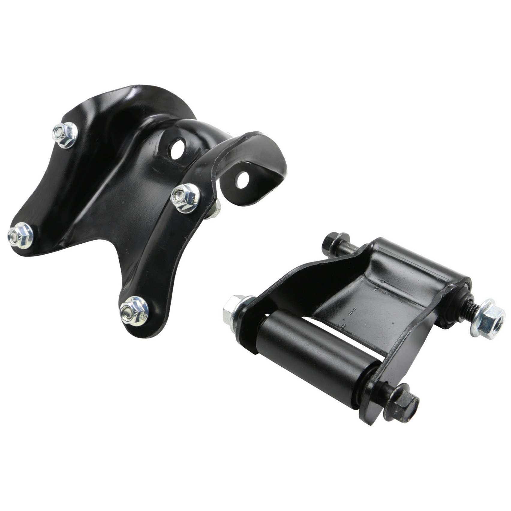 Back View of Leaf Spring Shackle Bracket MOOG K150410