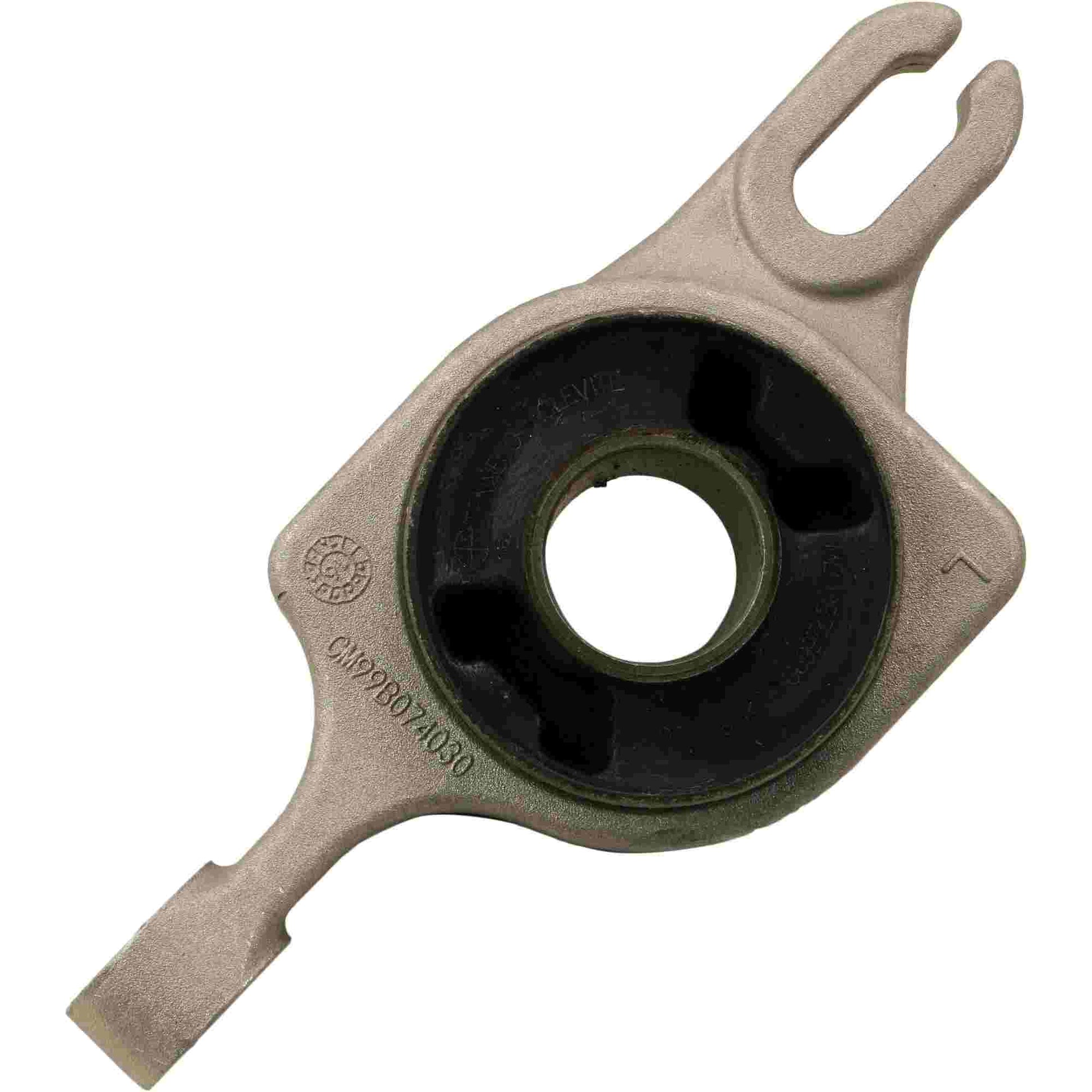 Back View of Front Rear Left Suspension Control Arm Bushing MOOG K201334