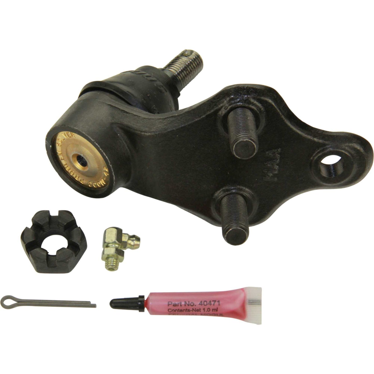 Back View of Front Left Suspension Ball Joint MOOG K500044