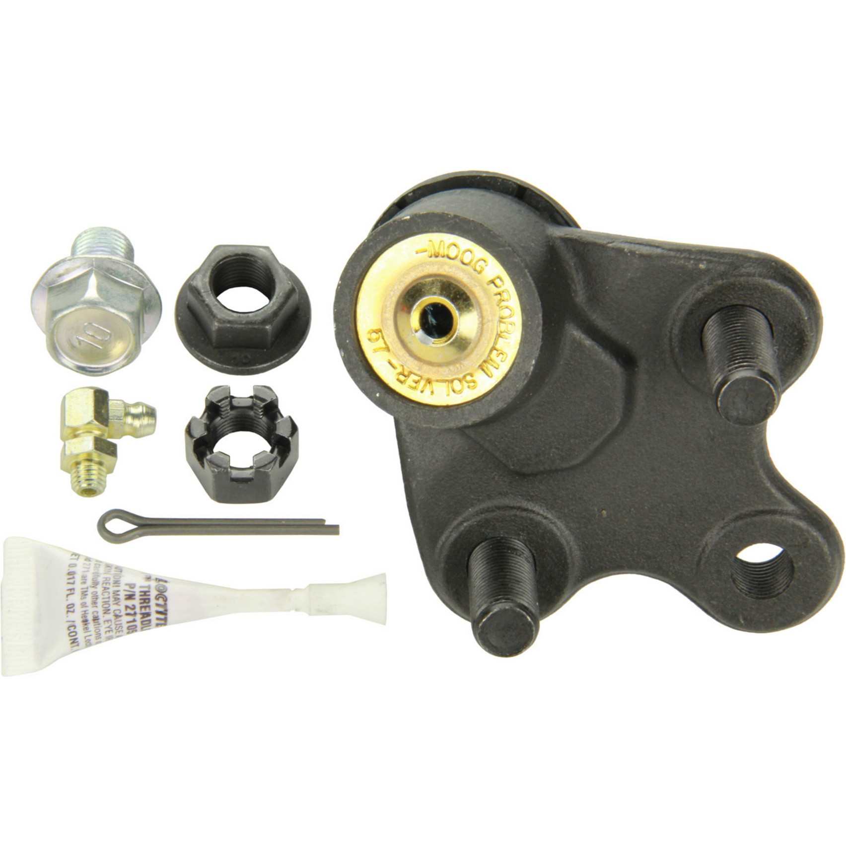 Back View of Front Suspension Ball Joint MOOG K500234