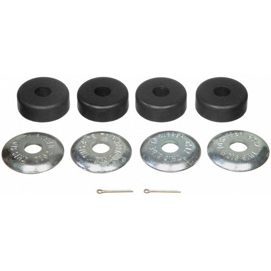 Top View of Front Suspension Strut Rod Bushing Kit MOOG K7040