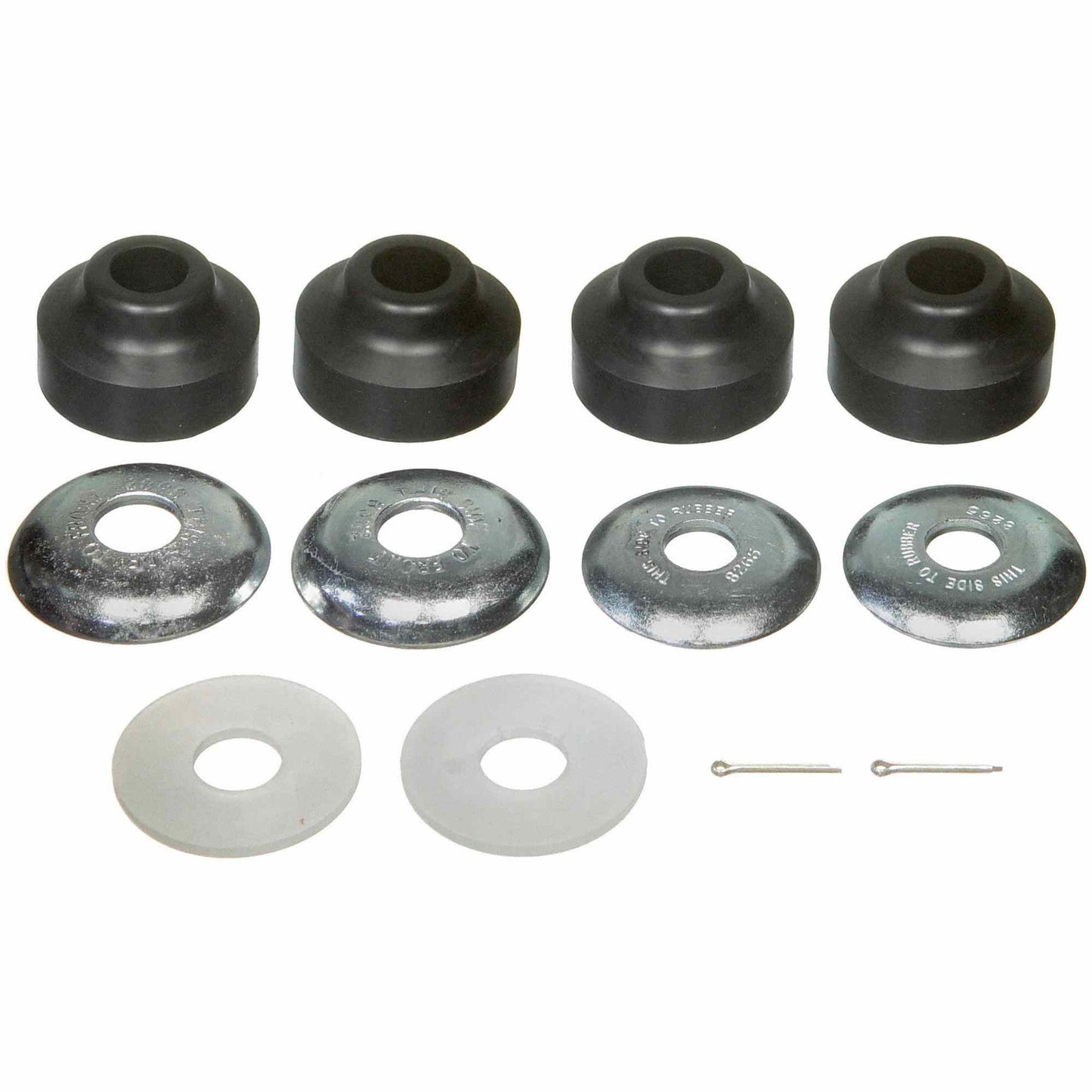 Top View of Front Suspension Strut Rod Bushing MOOG K7090