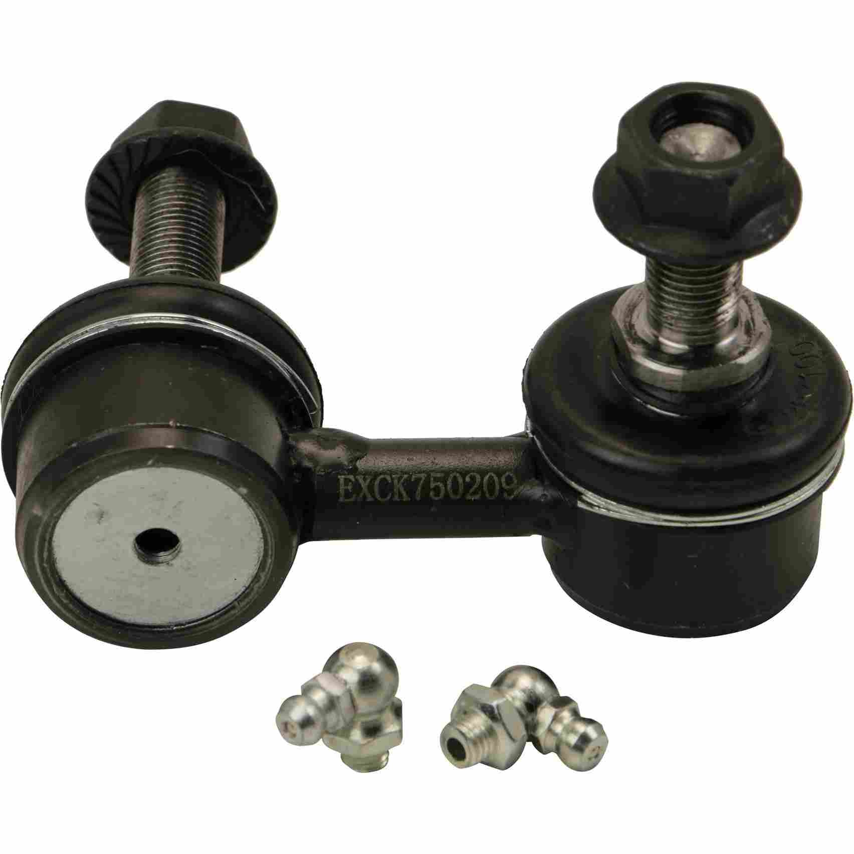 Back View of Front Right Suspension Stabilizer Bar Link MOOG K750209