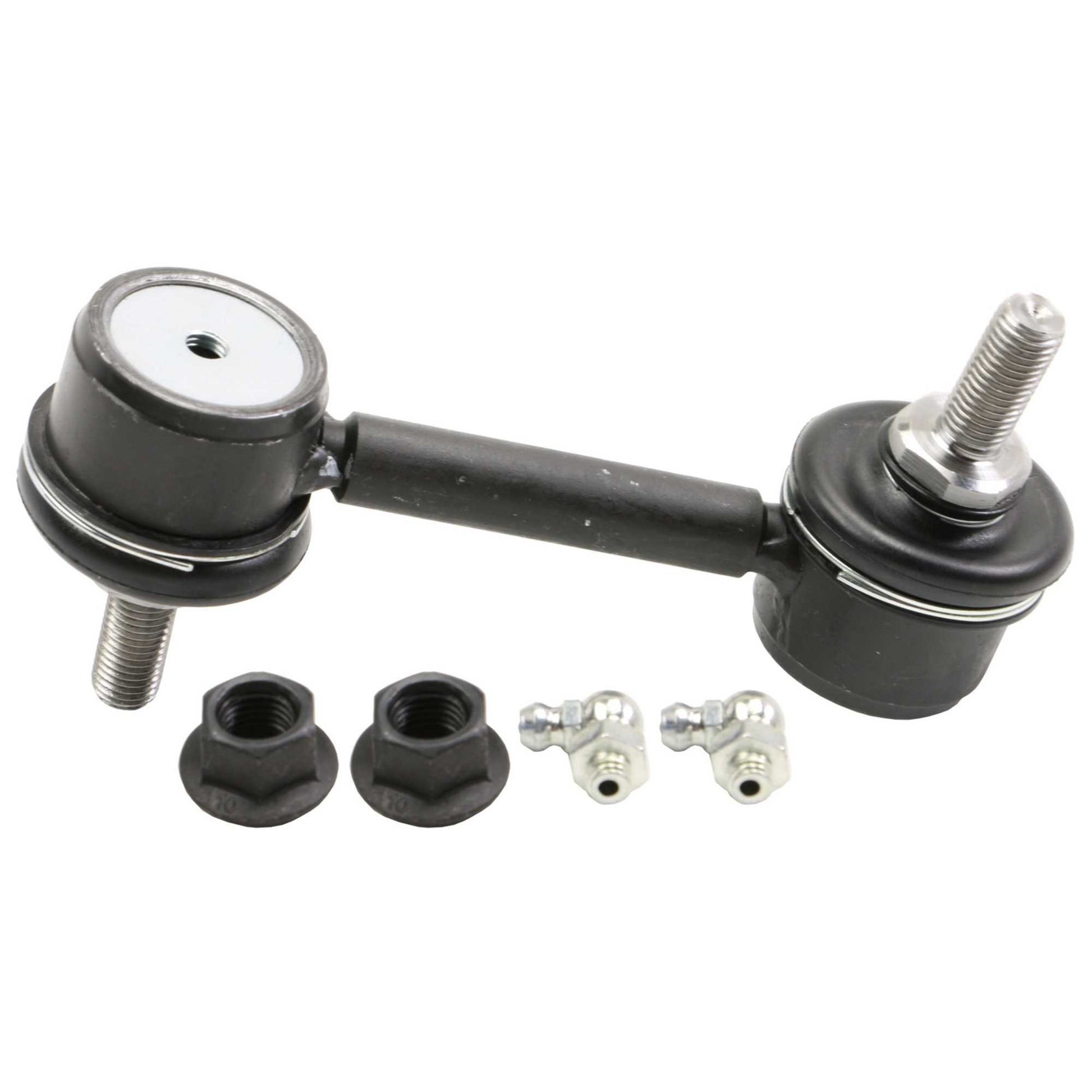 Back View of Rear Suspension Stabilizer Bar Link MOOG K750561