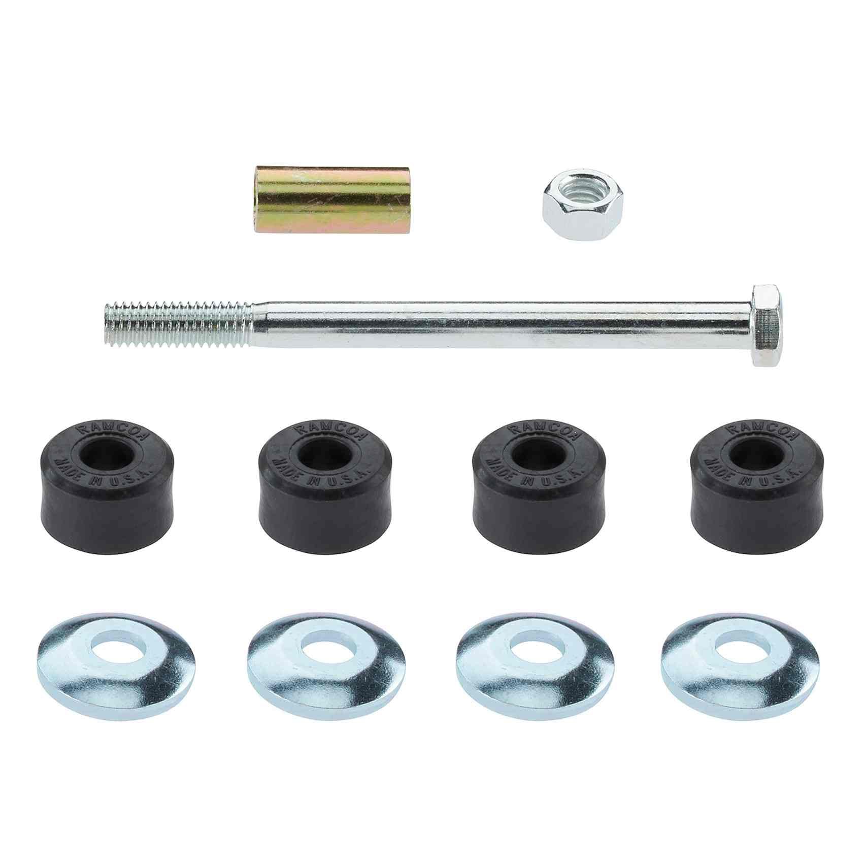 Back View of Rear Suspension Stabilizer Bar Link Kit MOOG K90247