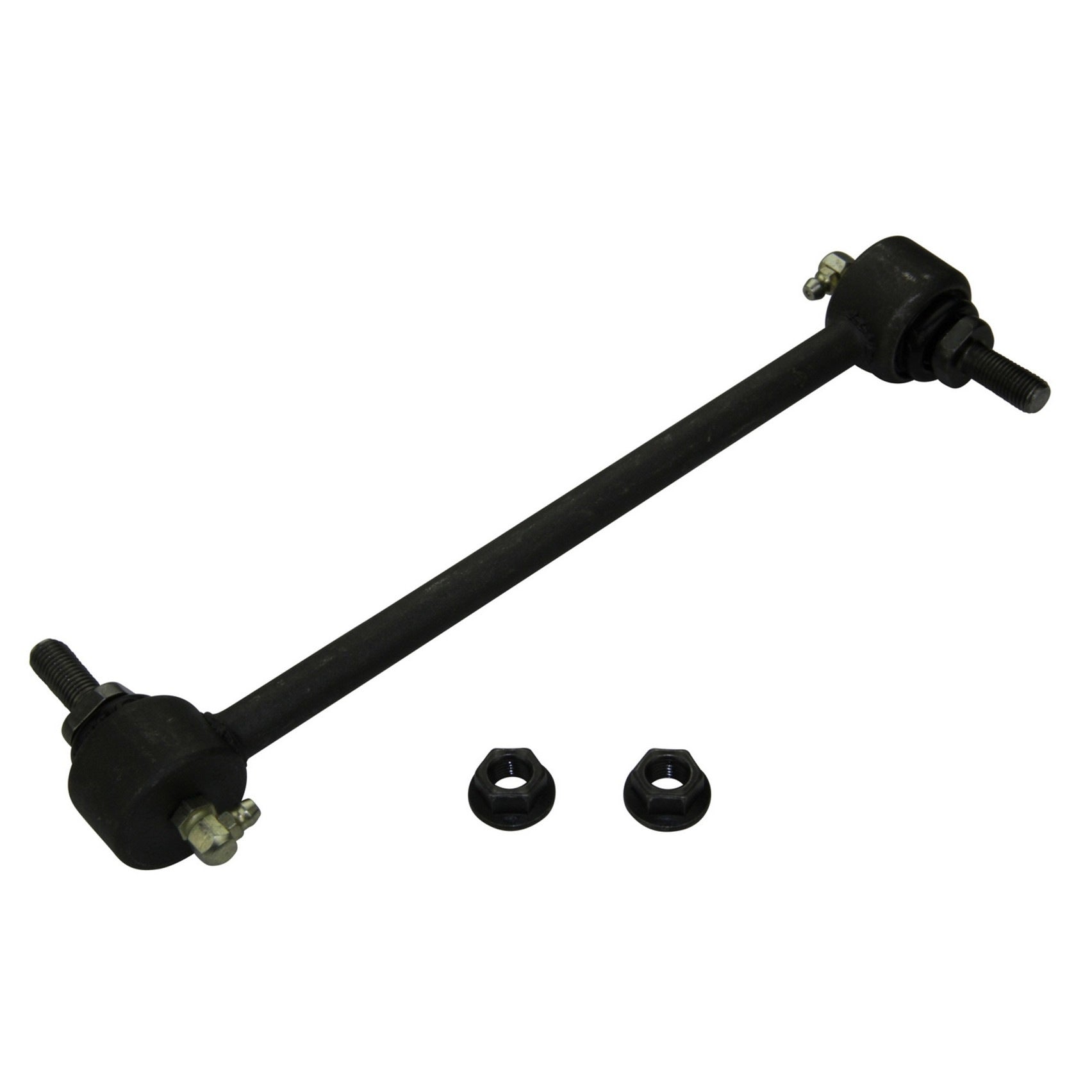 Back View of Rear Suspension Stabilizer Bar Link MOOG K90345