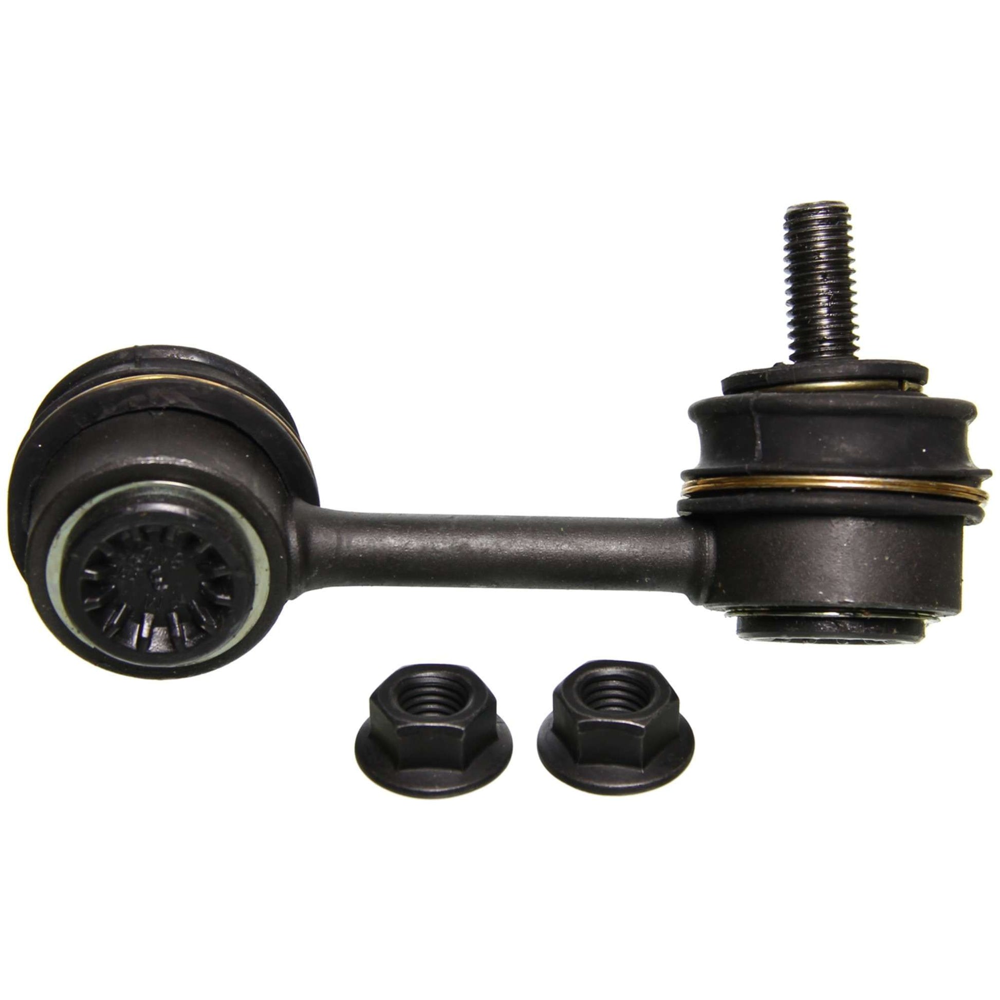 Back View of Front Left Suspension Stabilizer Bar Link MOOG K90432