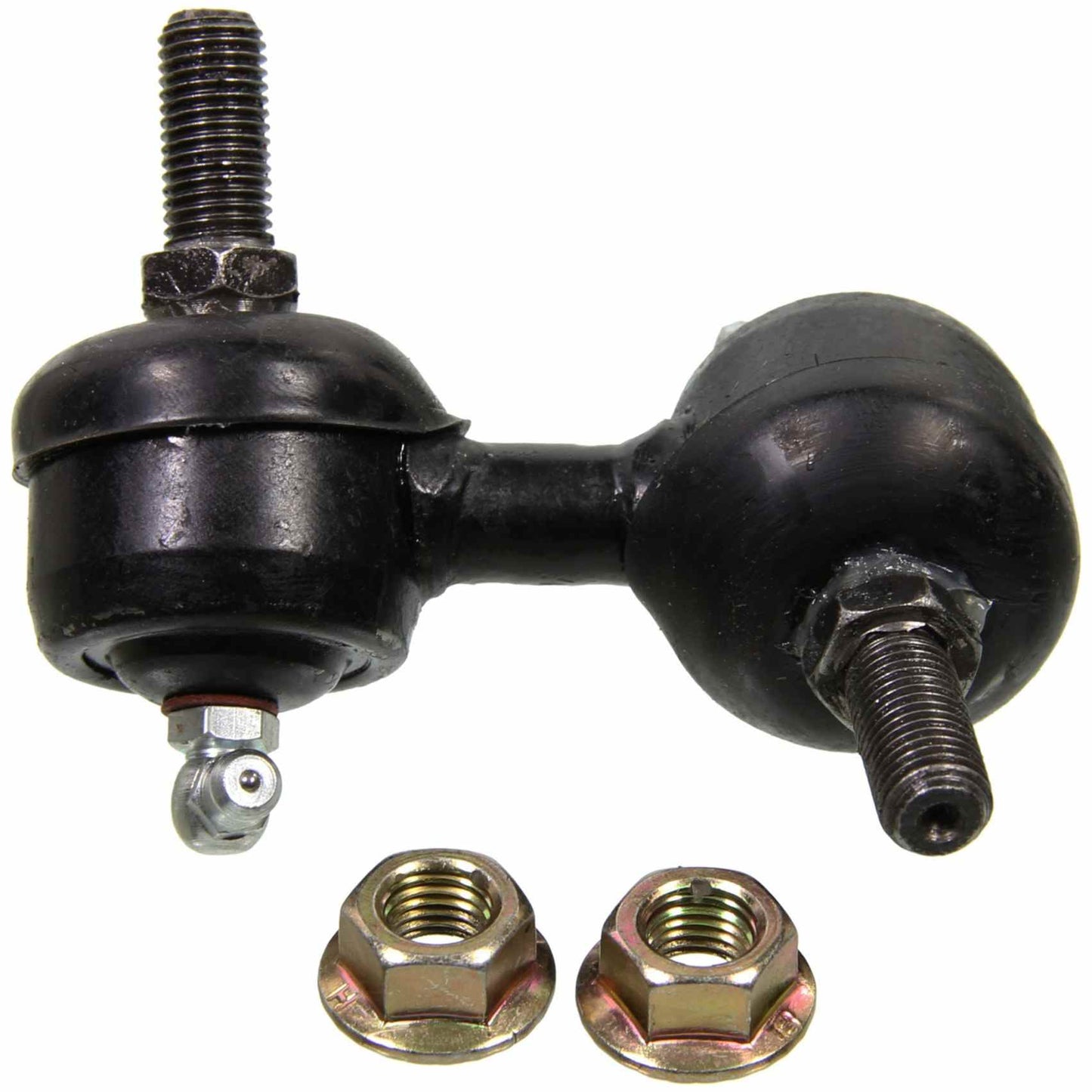 Angle View of Front Right Suspension Stabilizer Bar Link MOOG K90455