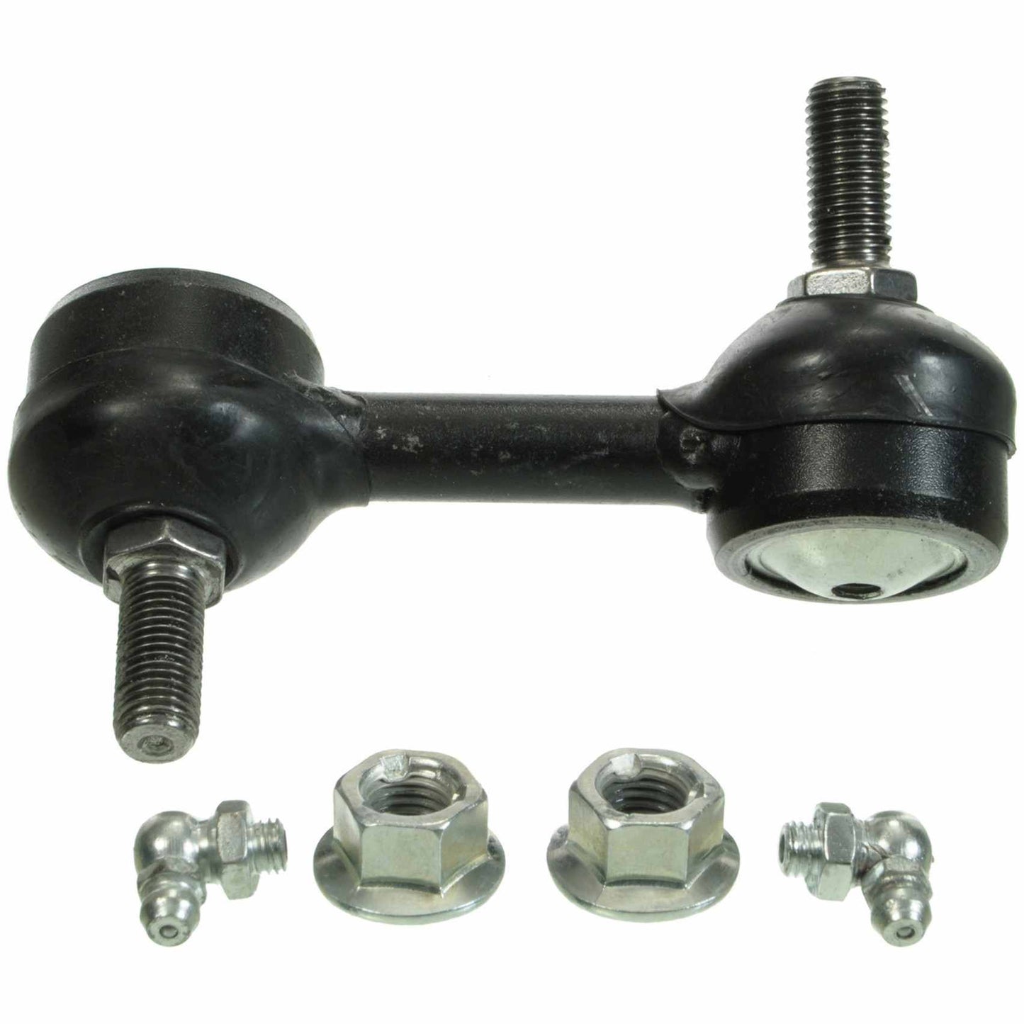 Angle View of Front Left Suspension Stabilizer Bar Link MOOG K90456