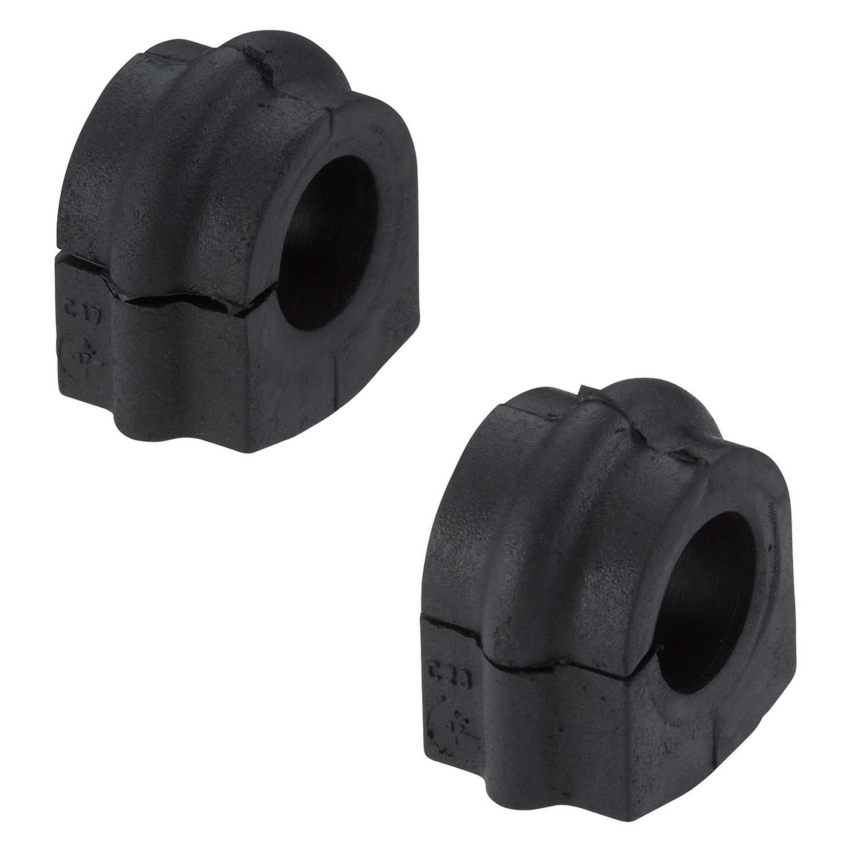 Back View of Rear Suspension Stabilizer Bar Bushing Kit MOOG K90599