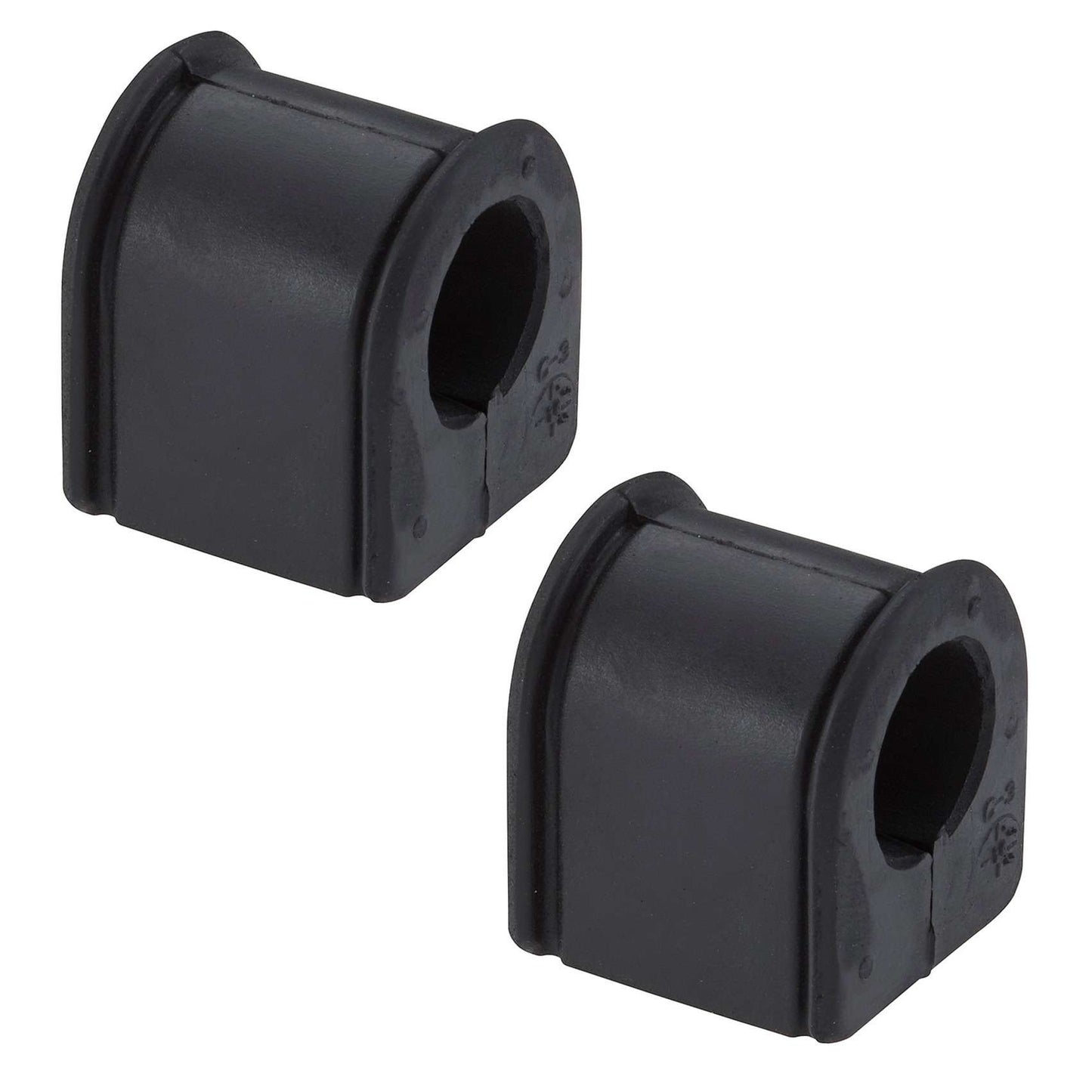 Back View of Rear Suspension Stabilizer Bar Bushing Kit MOOG K90603