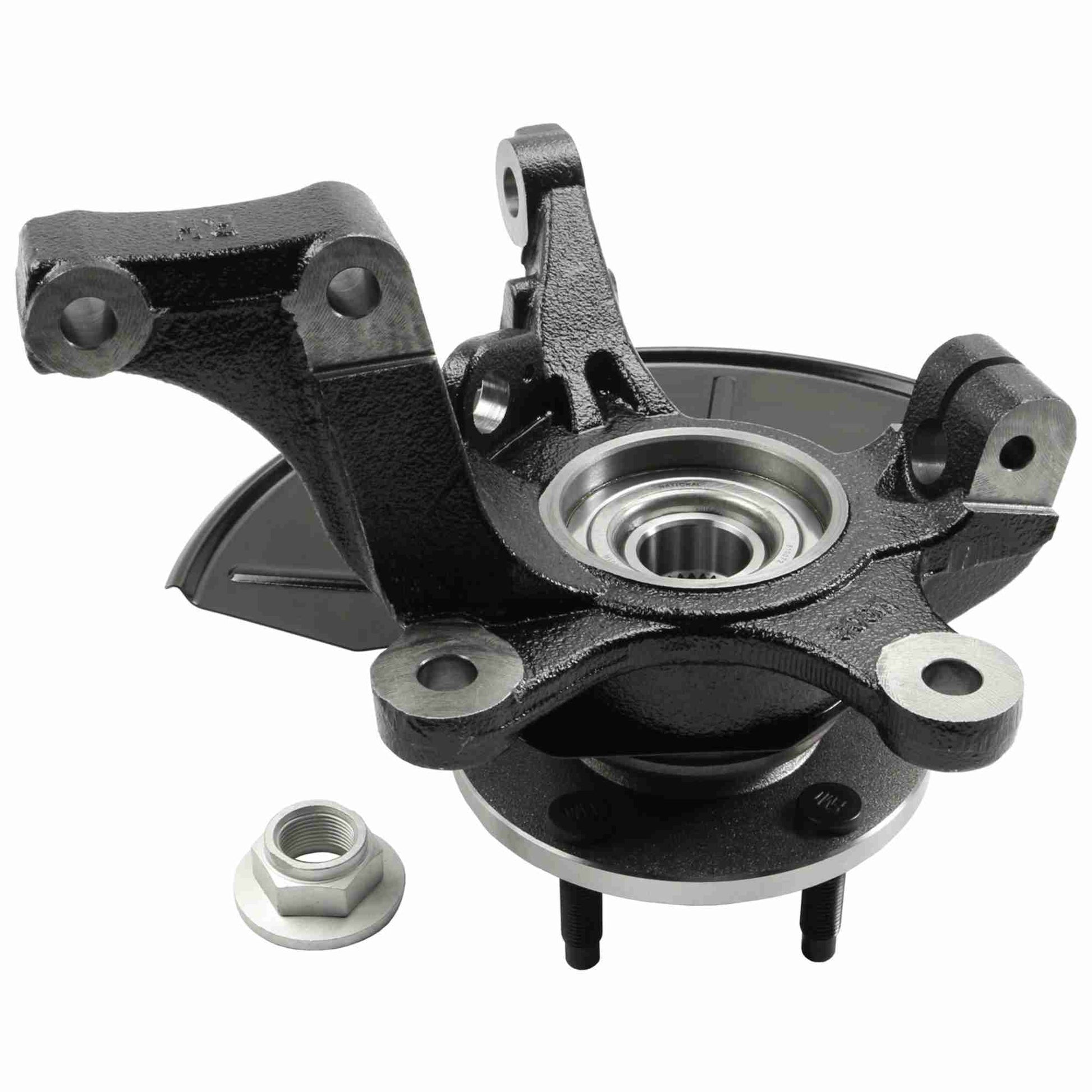 Angle View of Front Right Suspension Knuckle Assembly MOOG LK016