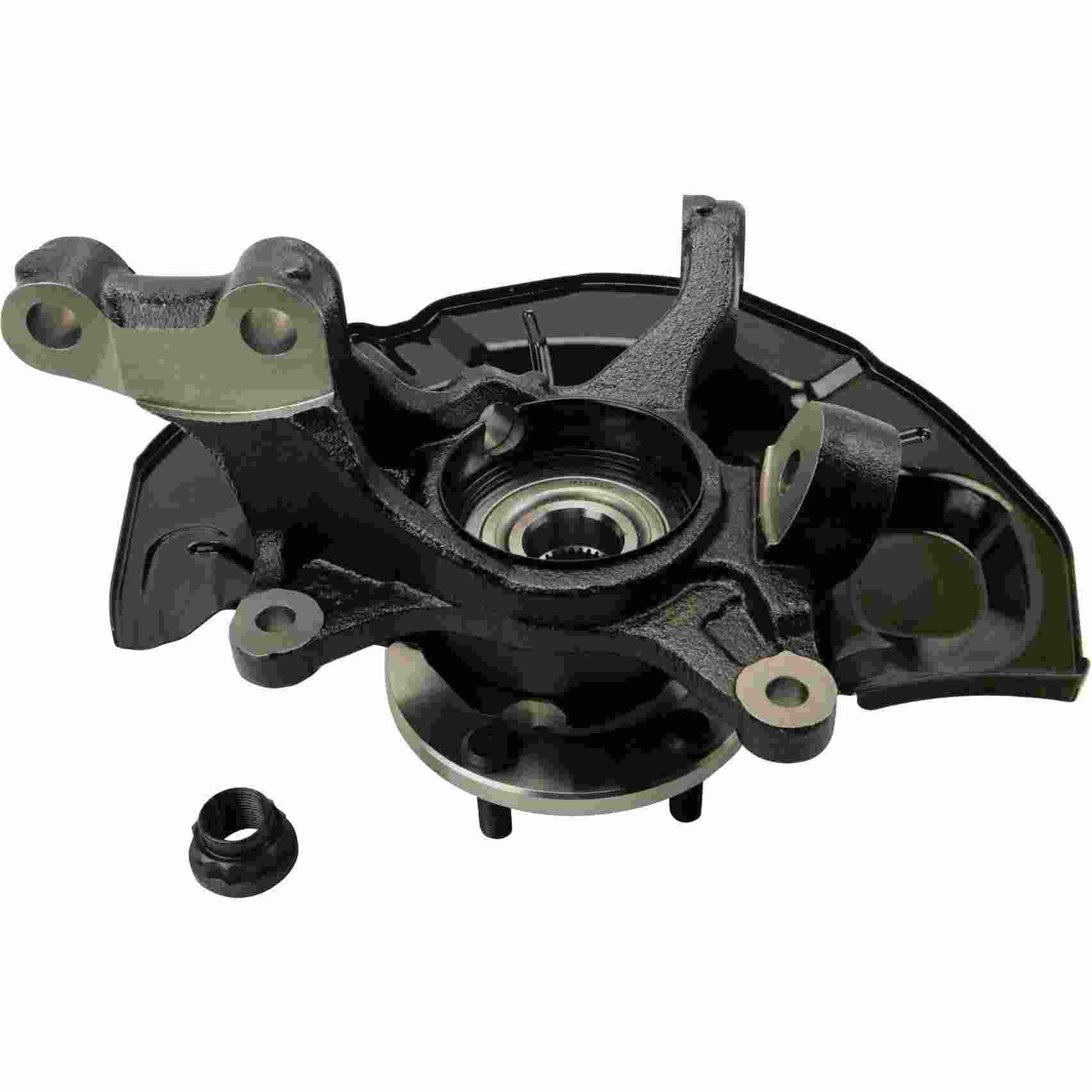 Left View of Front Right Suspension Knuckle Assembly MOOG LK044