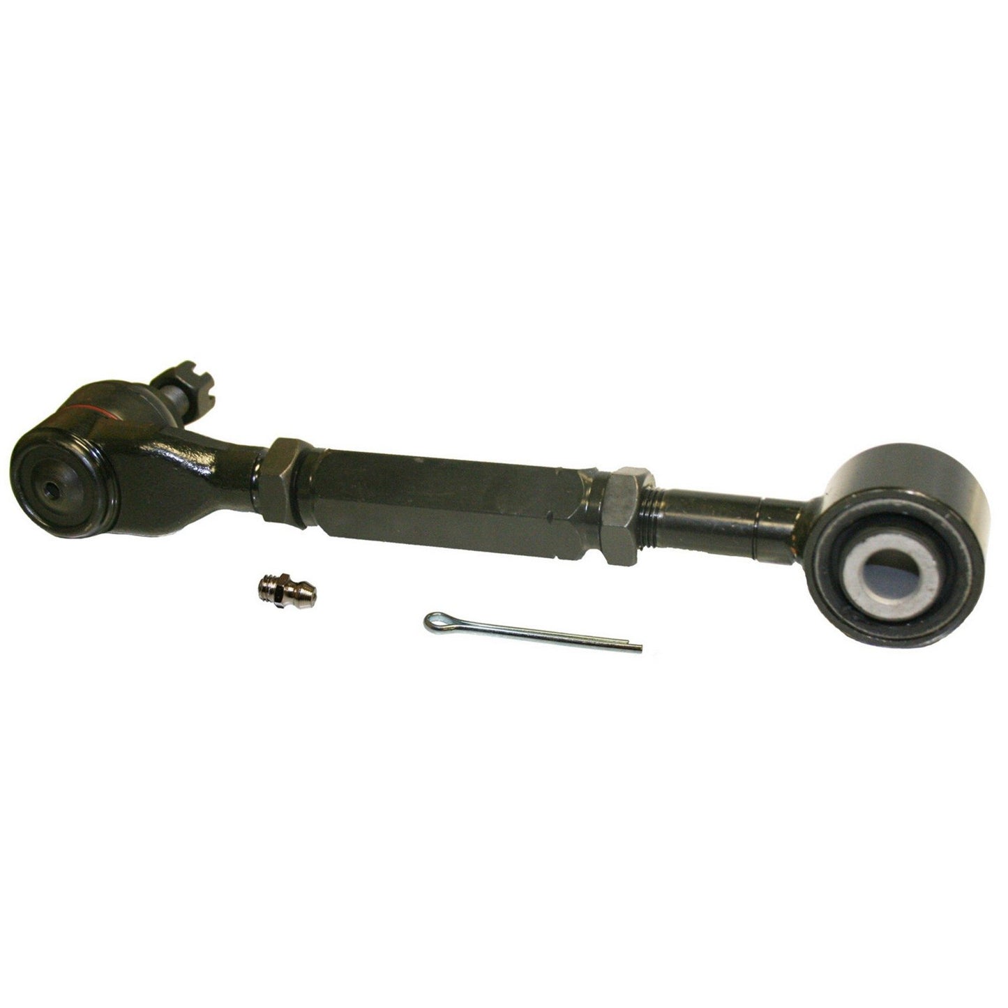 Angle View of Rear Suspension Control Arm and Ball Joint Assembly MOOG RK100124