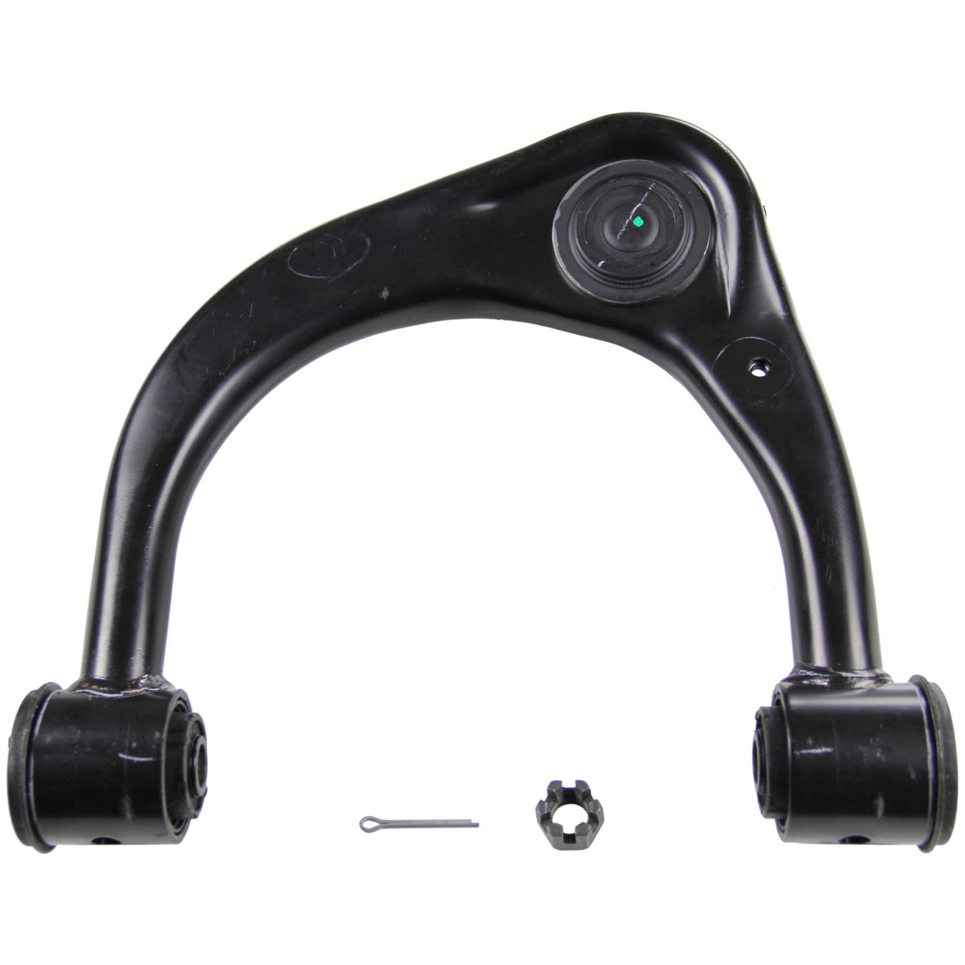 Angle View of Front Upper Right Suspension Control Arm and Ball Joint Assembly MOOG RK620063