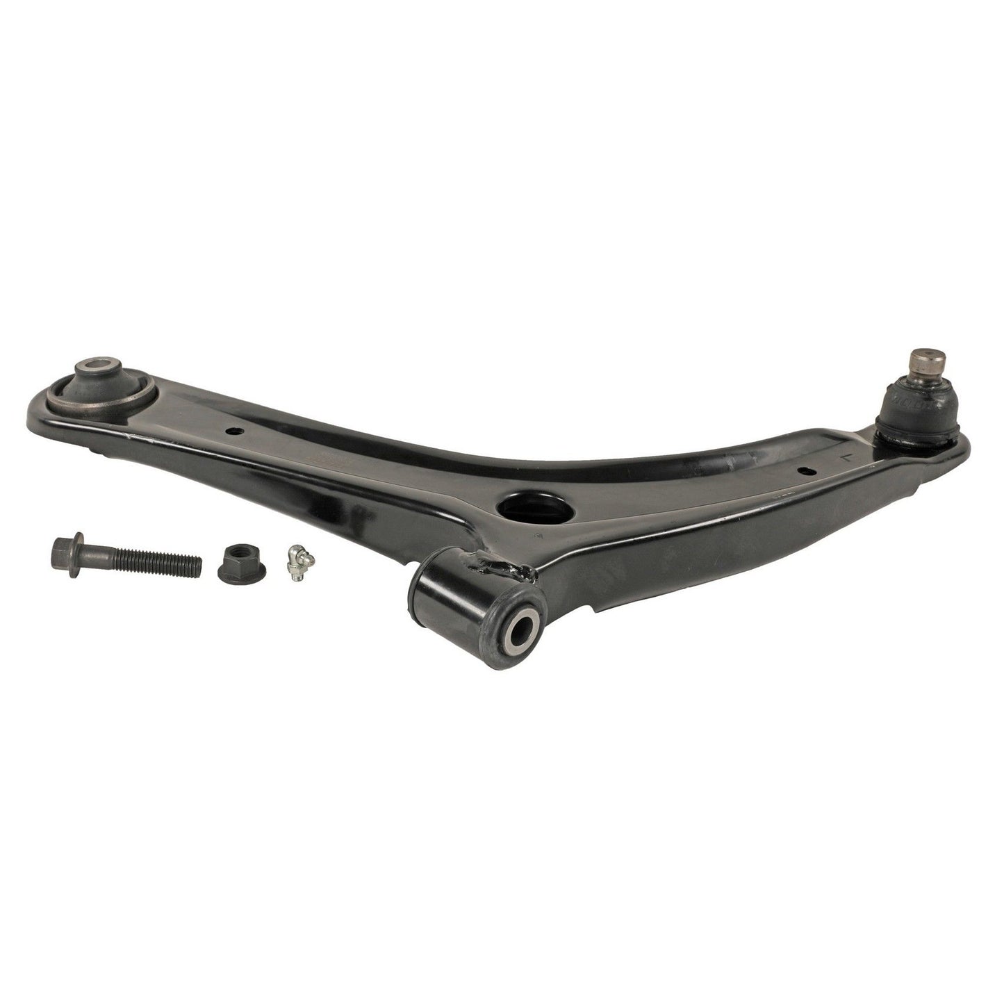 Angle View of Front Left Suspension Control Arm and Ball Joint Assembly MOOG RK620066