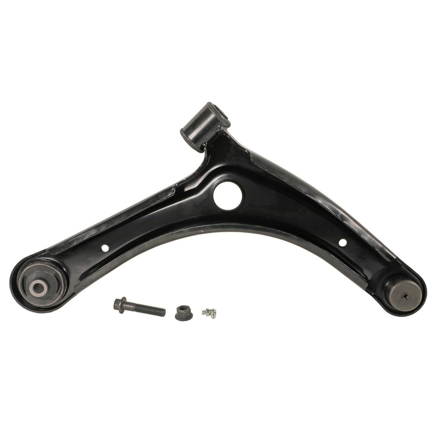 Back View of Front Left Suspension Control Arm and Ball Joint Assembly MOOG RK620066