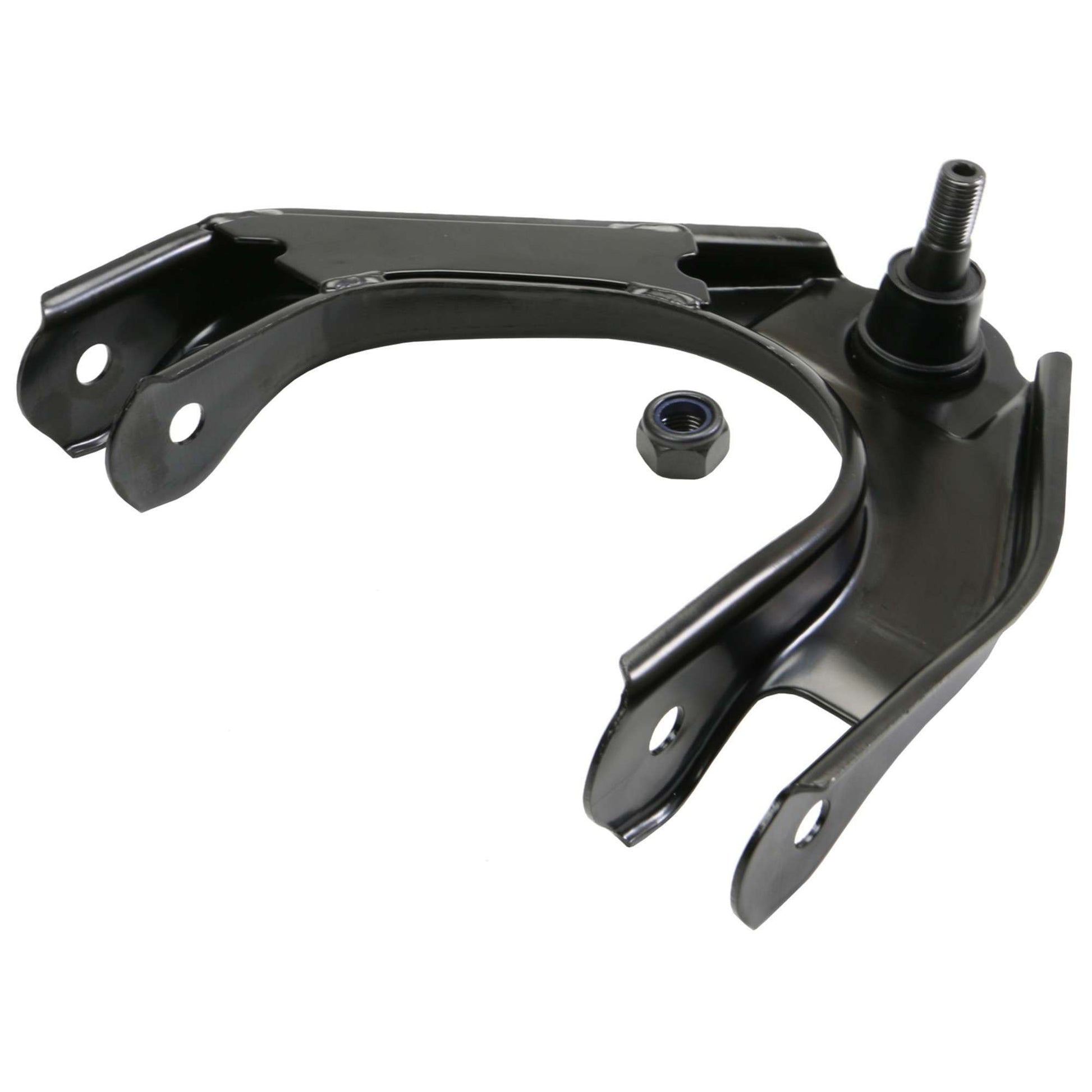 Angle View of Front Upper Left Suspension Control Arm and Ball Joint Assembly MOOG RK620241