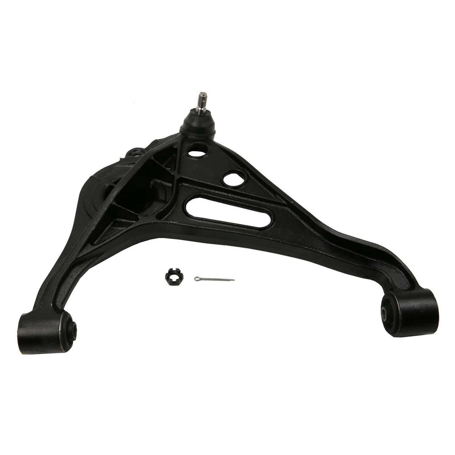 Angle View of Front Right Suspension Control Arm and Ball Joint Assembly MOOG RK620308