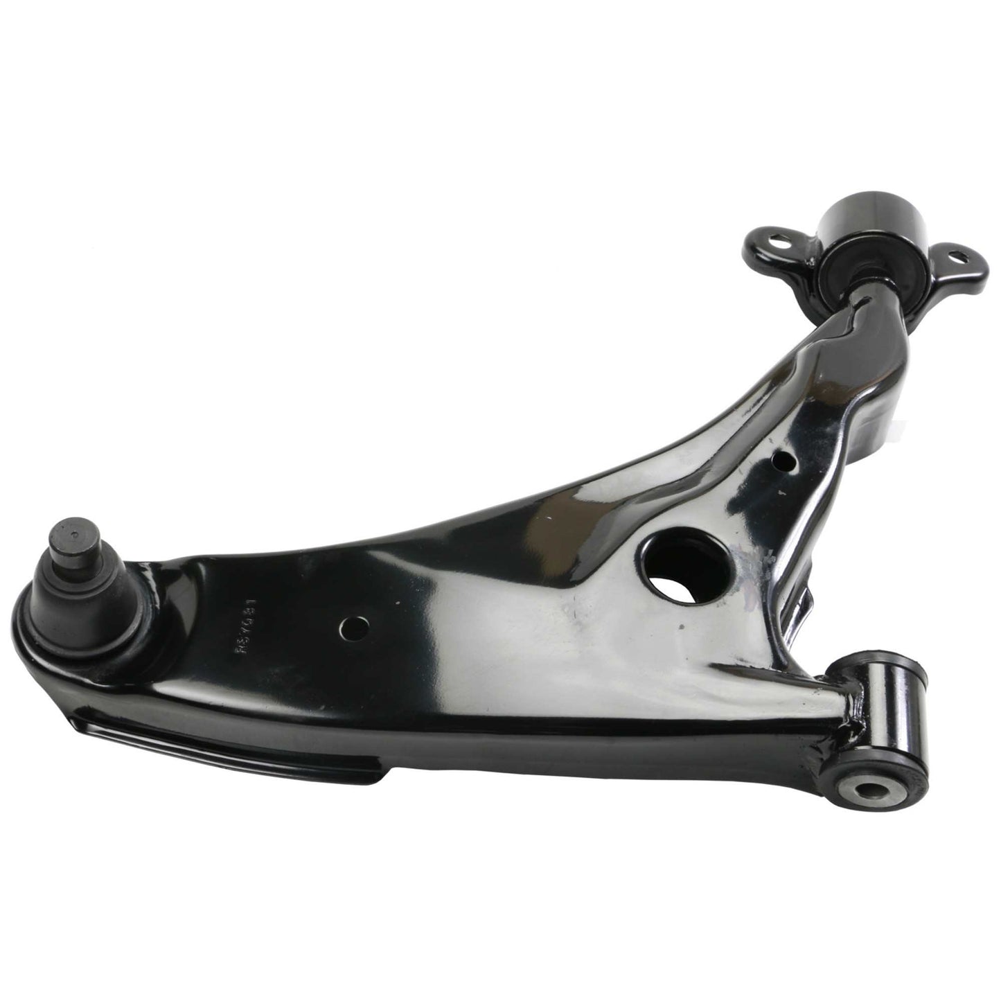 Angle View of Front Right Suspension Control Arm and Ball Joint Assembly MOOG RK620313