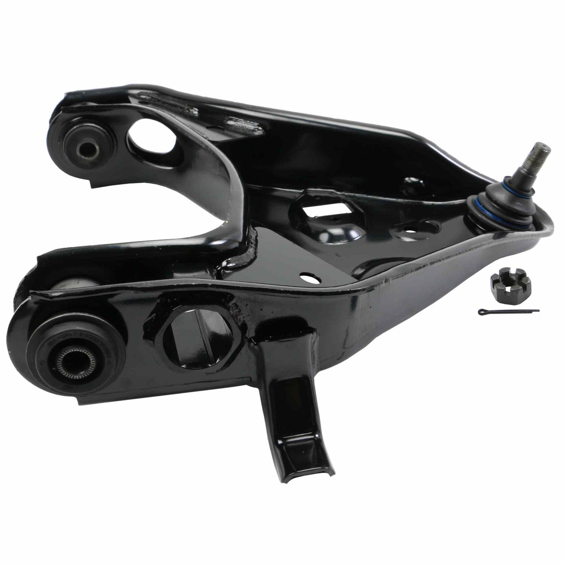 Angle View of Front Right Suspension Control Arm and Ball Joint Assembly MOOG RK620320