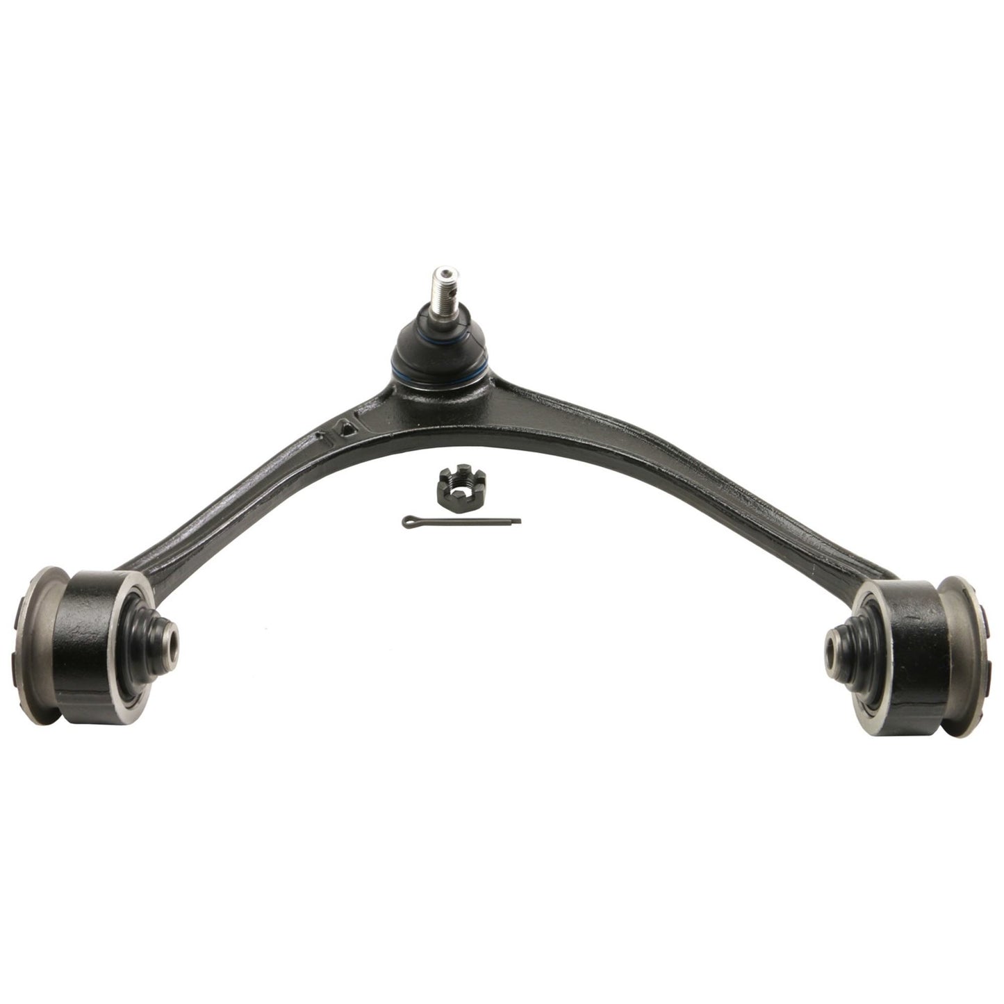 Angle View of Front Upper Right Suspension Control Arm and Ball Joint Assembly MOOG RK620335